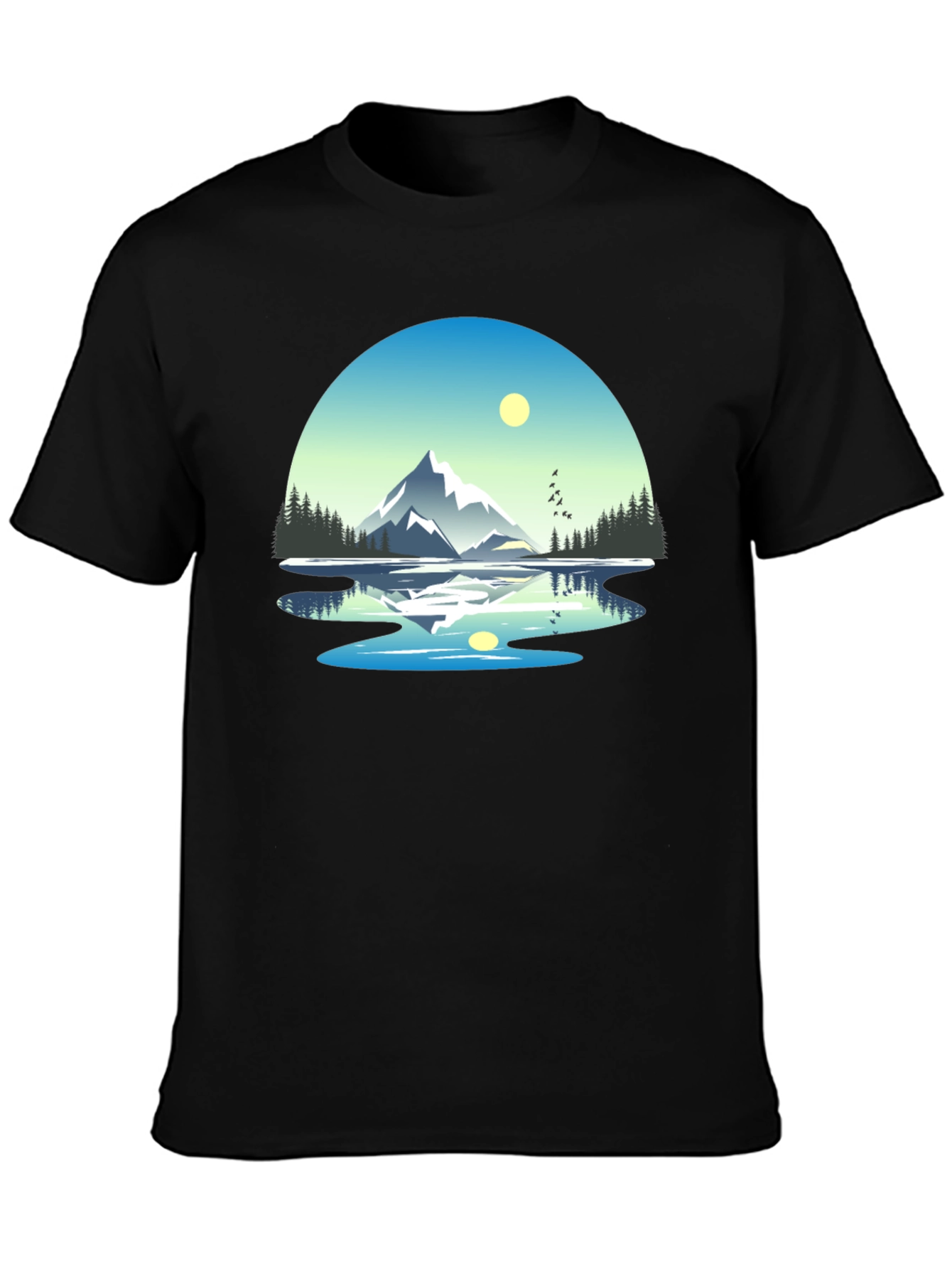 Mountain Lake Reflection T-Shirt