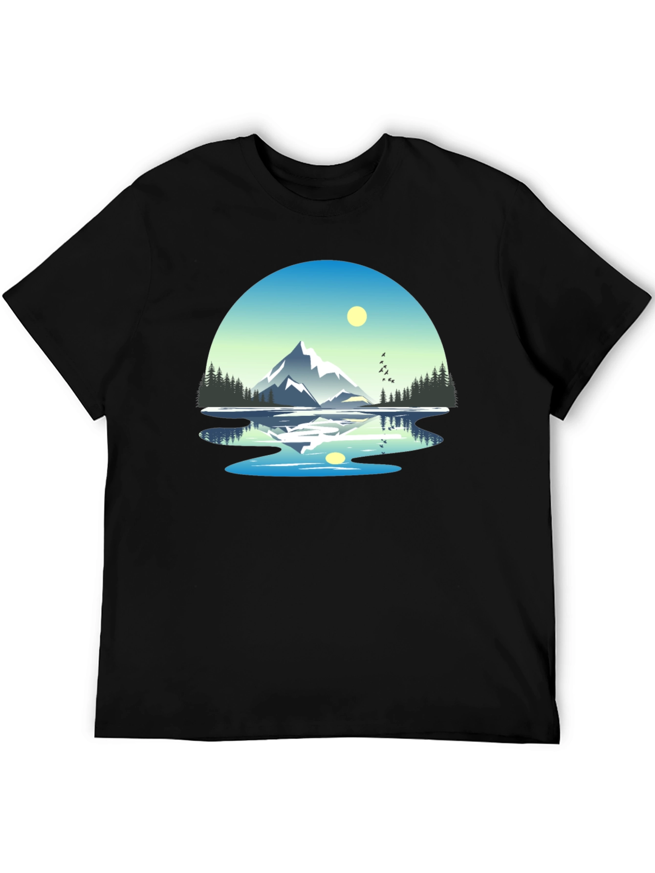 Mountain Lake Reflection T-Shirt