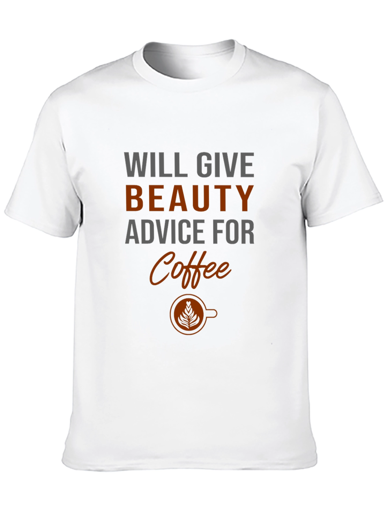 Beauty Advice For Coffee Black Graphic Tee