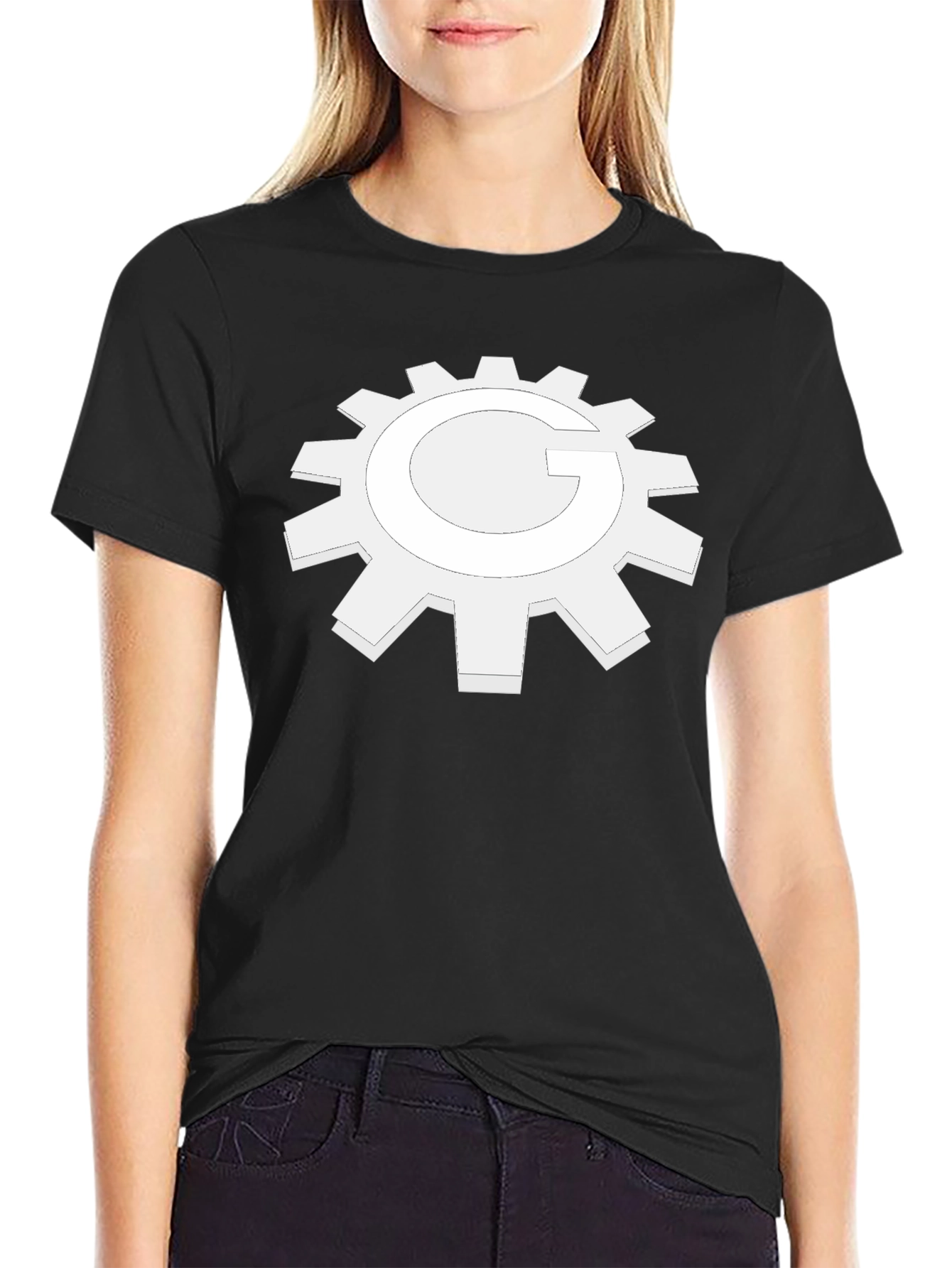 Black Gear G Graphic T-Shirt