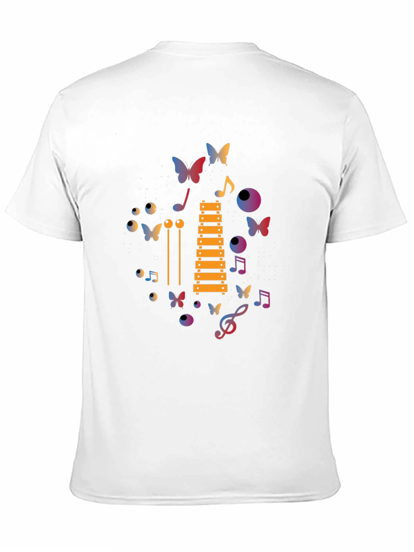 Musical Butterfly Graphic T-Shirt