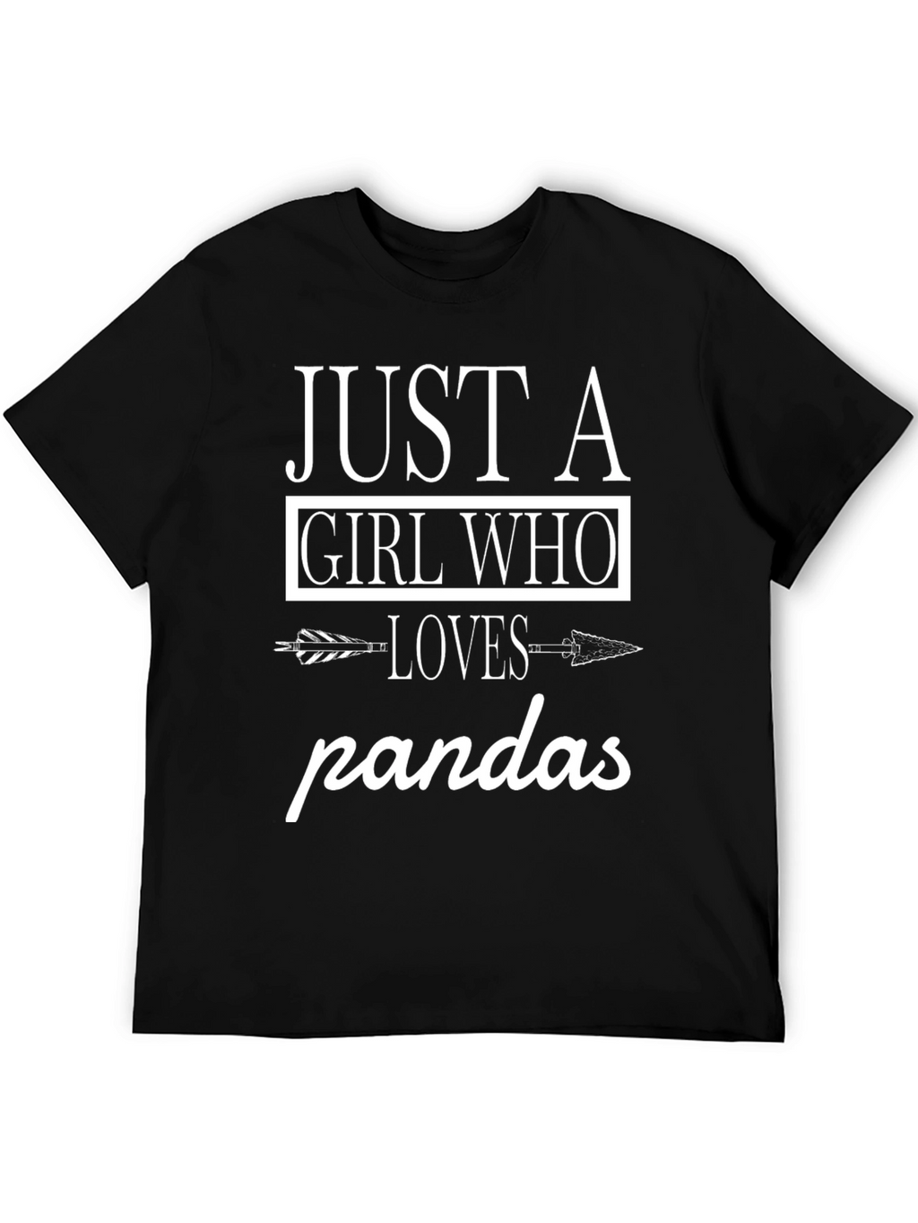 Just a Girl Who Loves Pandas T-Shirt