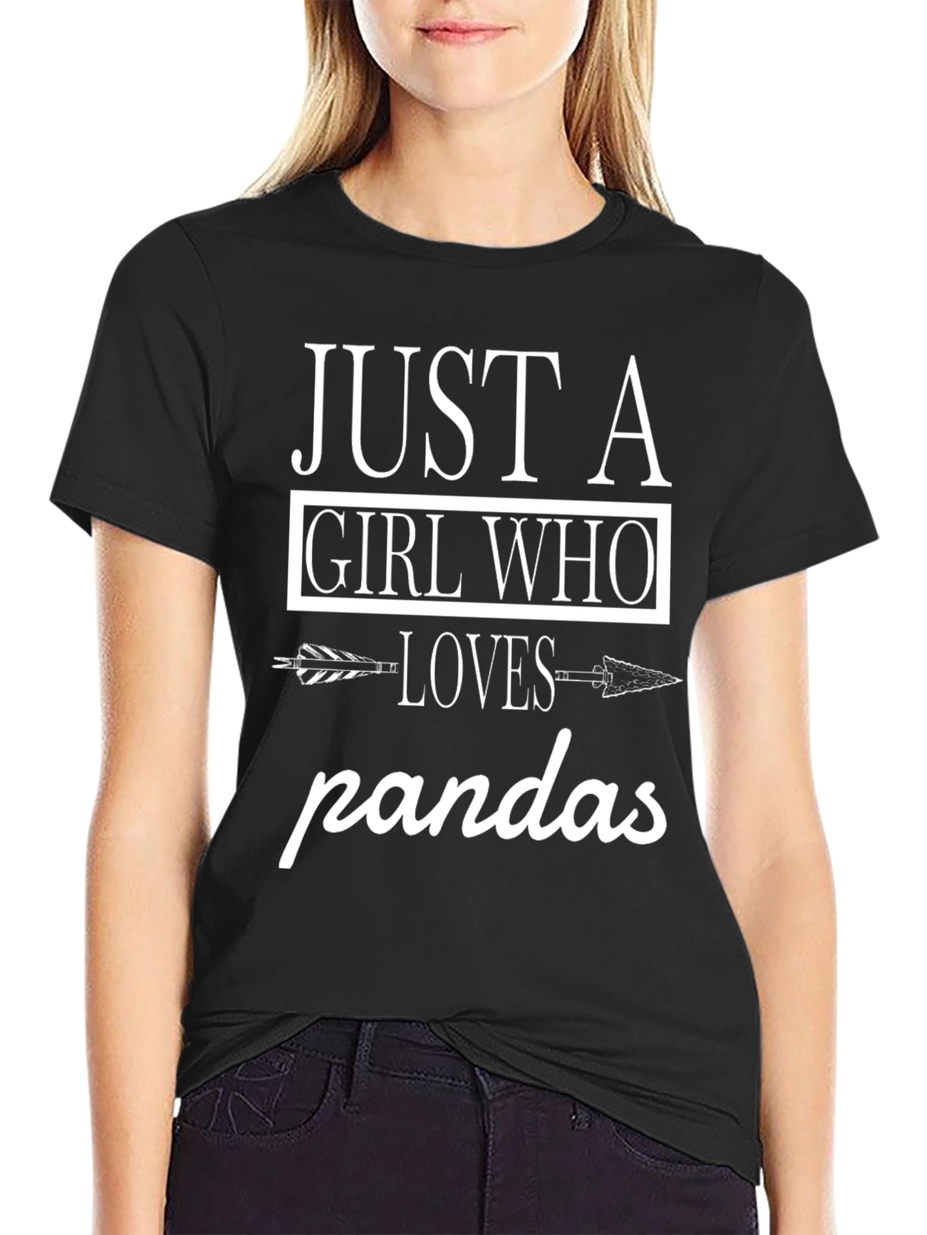 Just a Girl Who Loves Pandas T-Shirt
