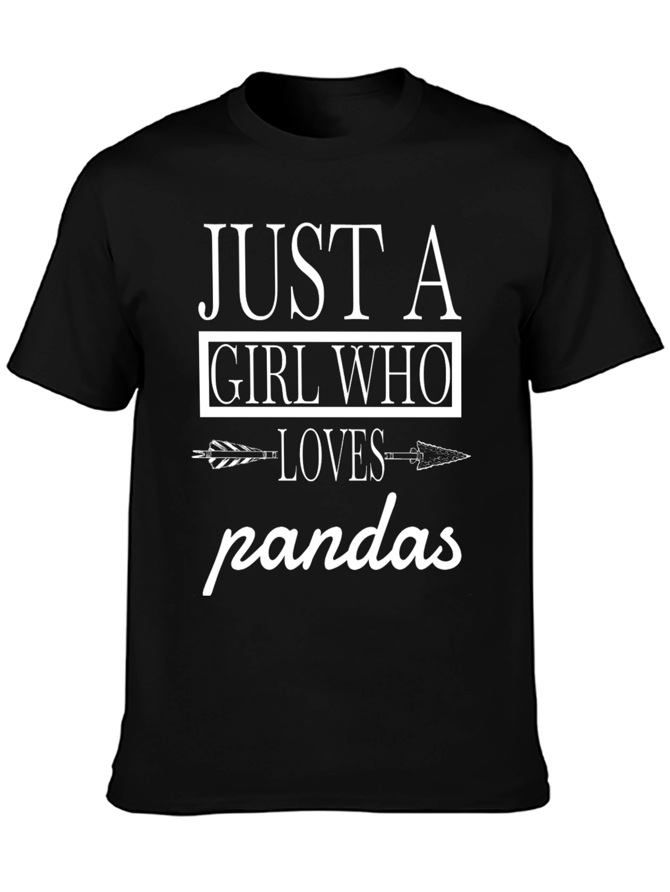 Just a Girl Who Loves Pandas T-Shirt