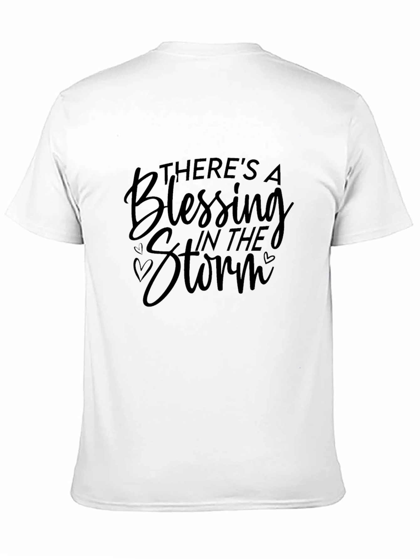 Blessing in the Storm Black Graphic T-Shirt