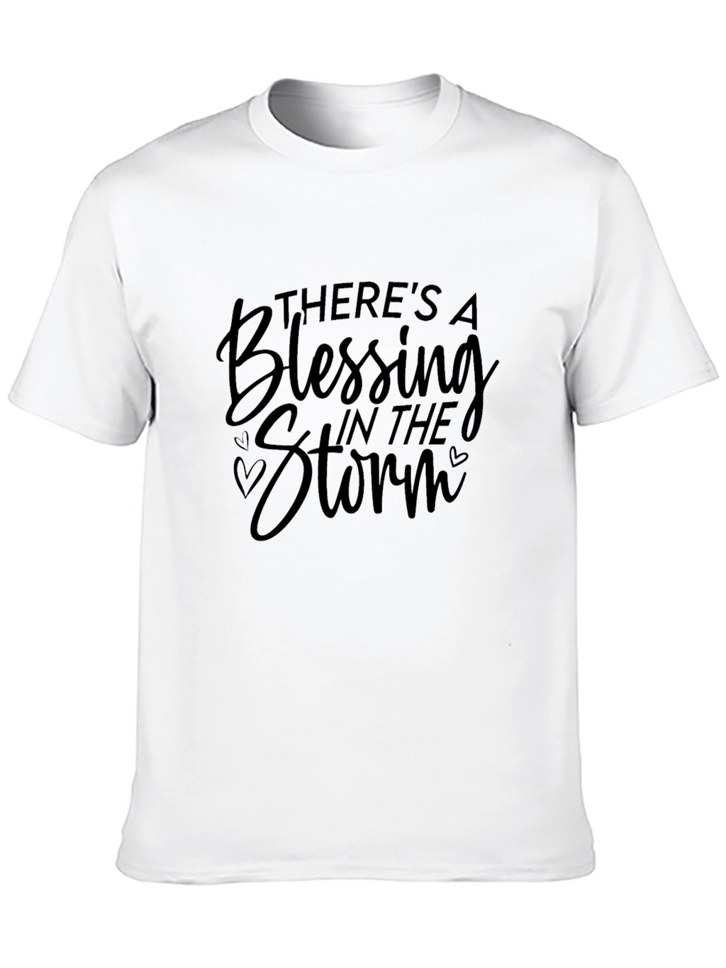 Blessing in the Storm Black Graphic T-Shirt