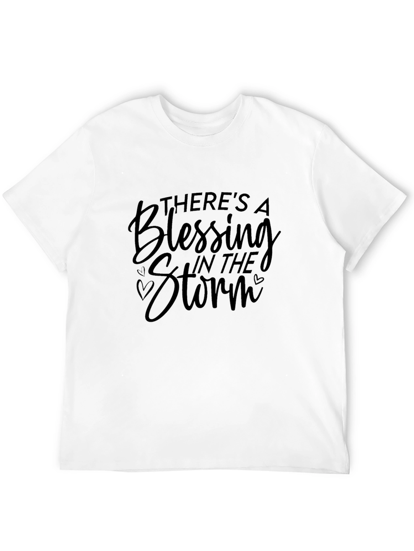 Blessing in the Storm Black Graphic T-Shirt