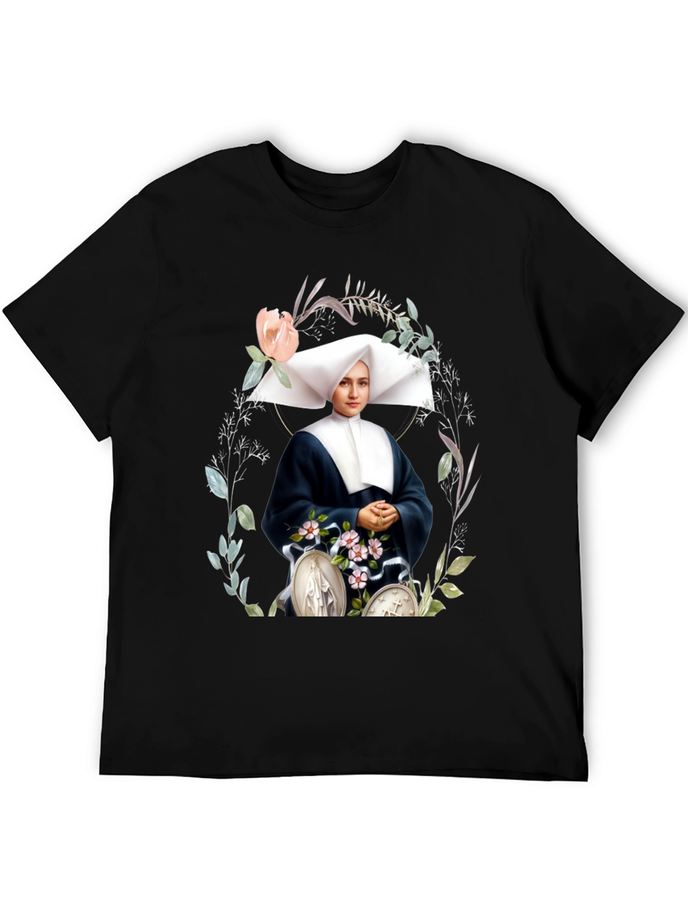 Nun Portrait Graphic Tee