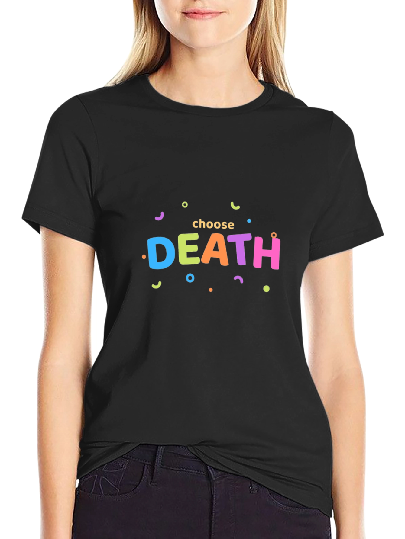 Choose Death Funny Graphic Tee