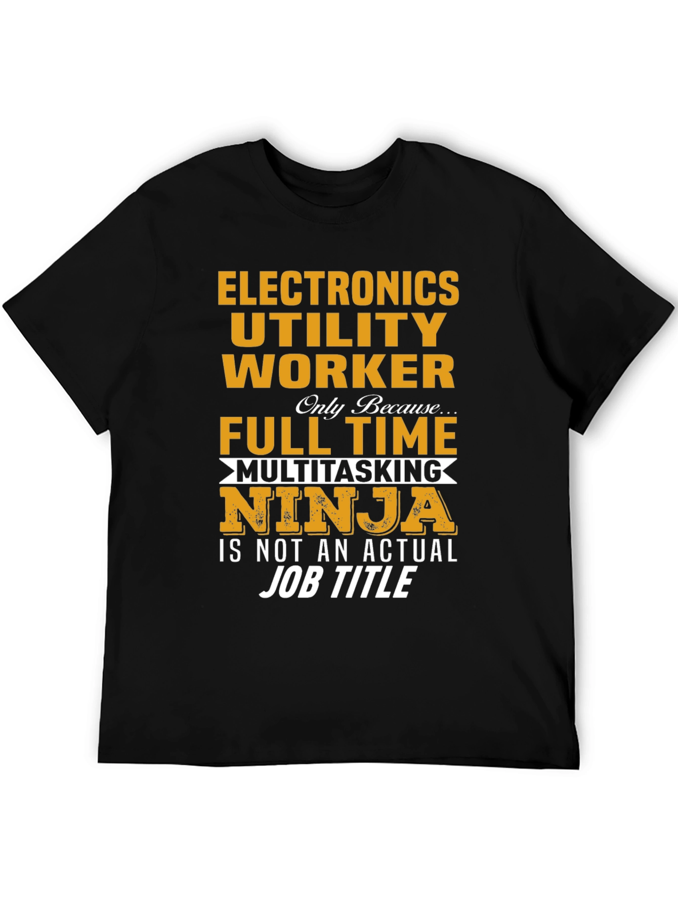 Electronics Utility Worker Ninja T-Shirt