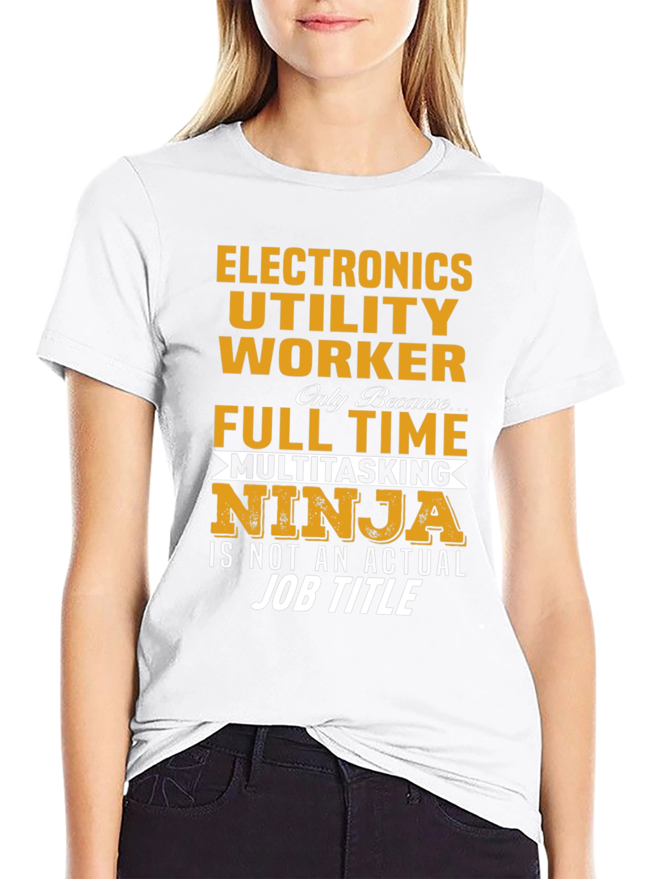 Electronics Utility Worker Ninja T-Shirt