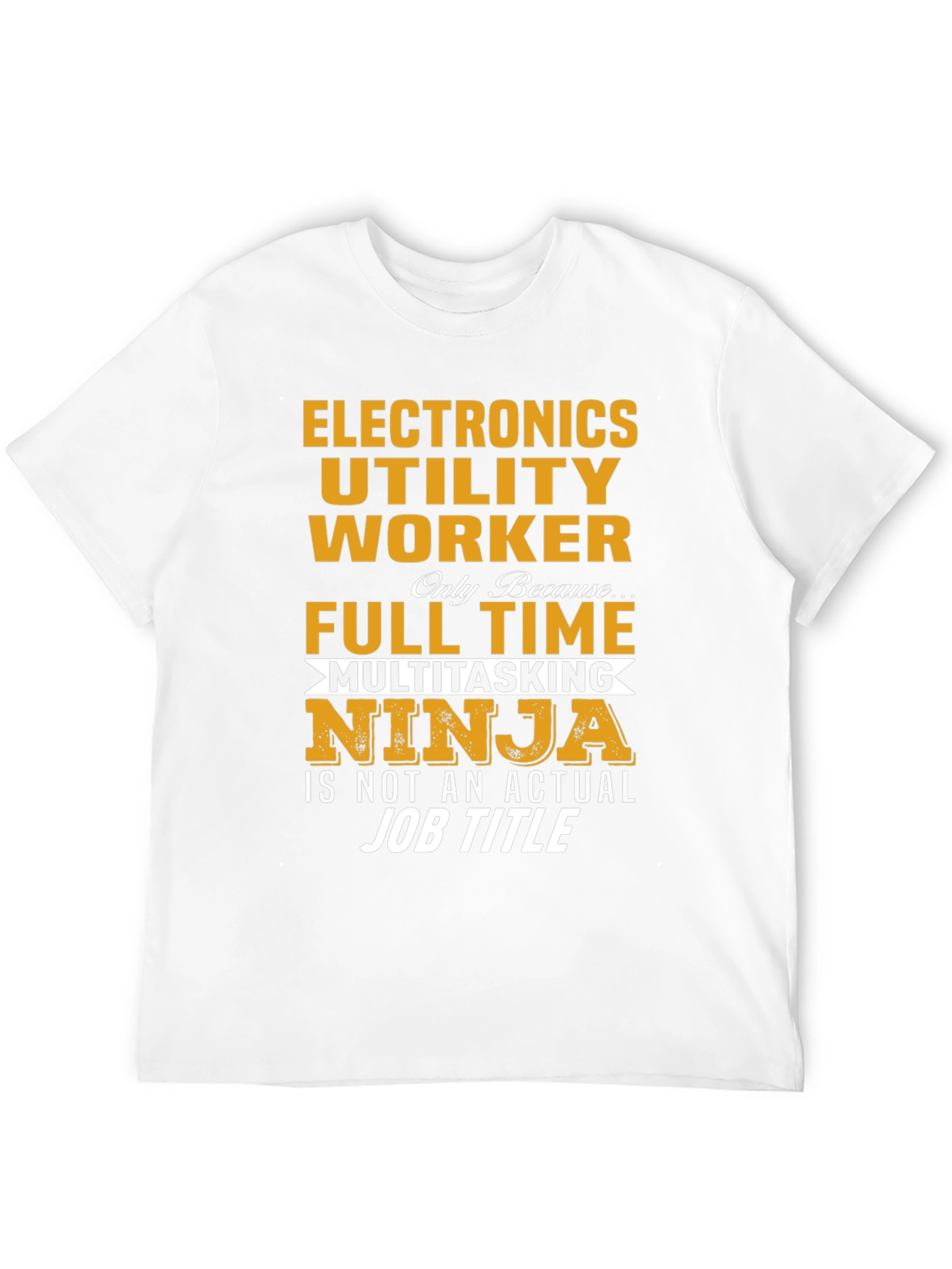 Electronics Utility Worker Ninja T-Shirt