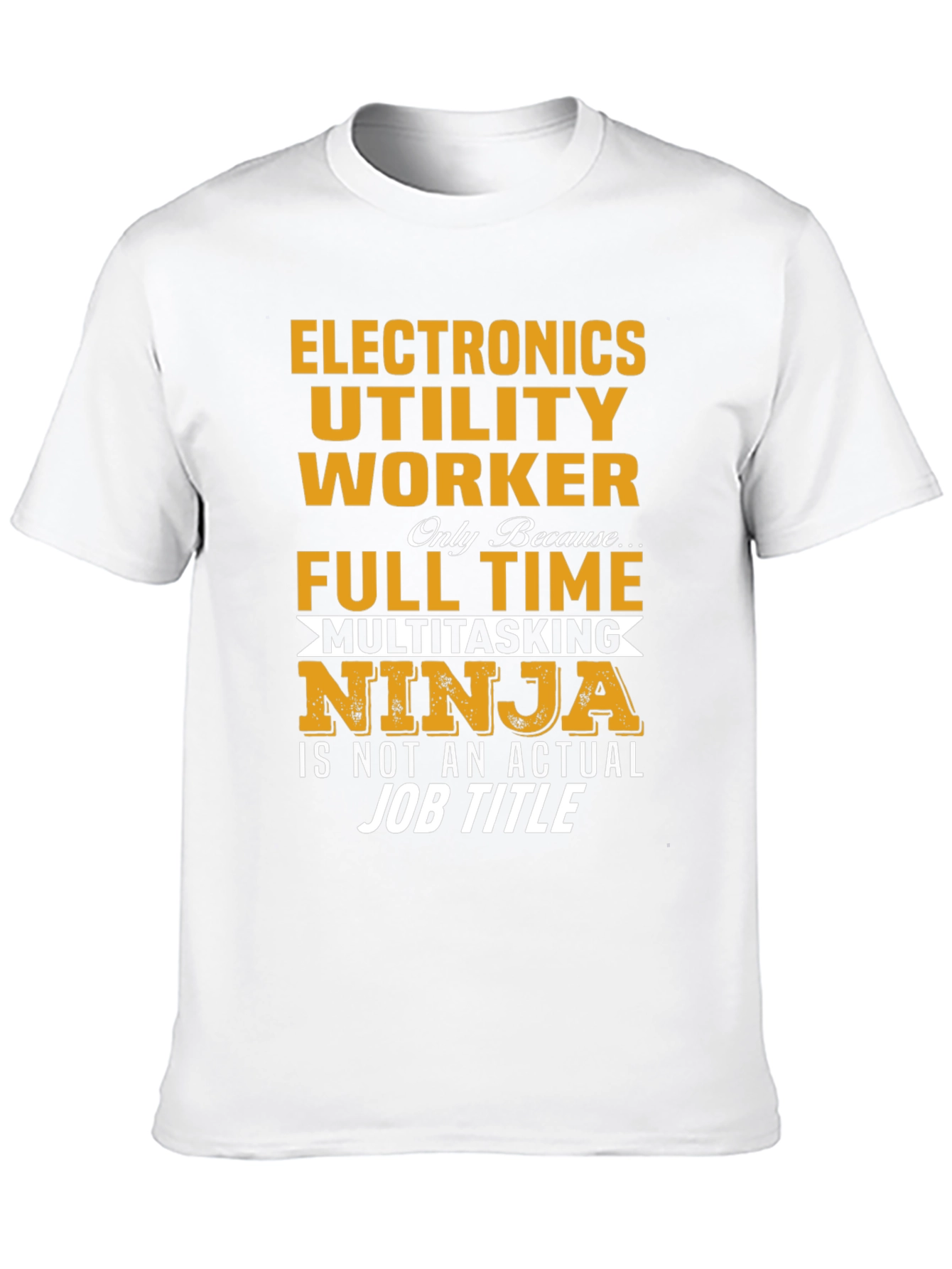Electronics Utility Worker Ninja T-Shirt