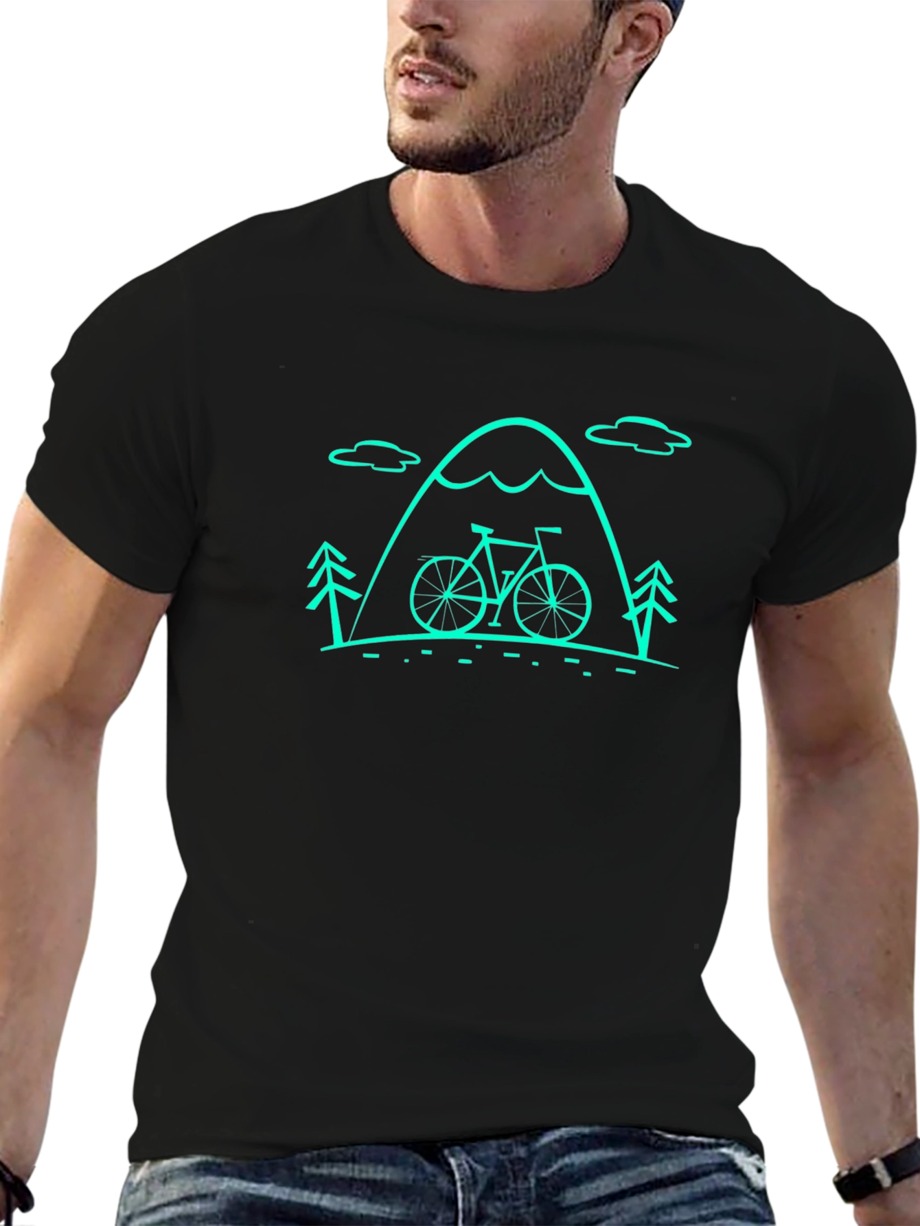 Mountain Bike Graphic T-Shirt - Adventure Ready