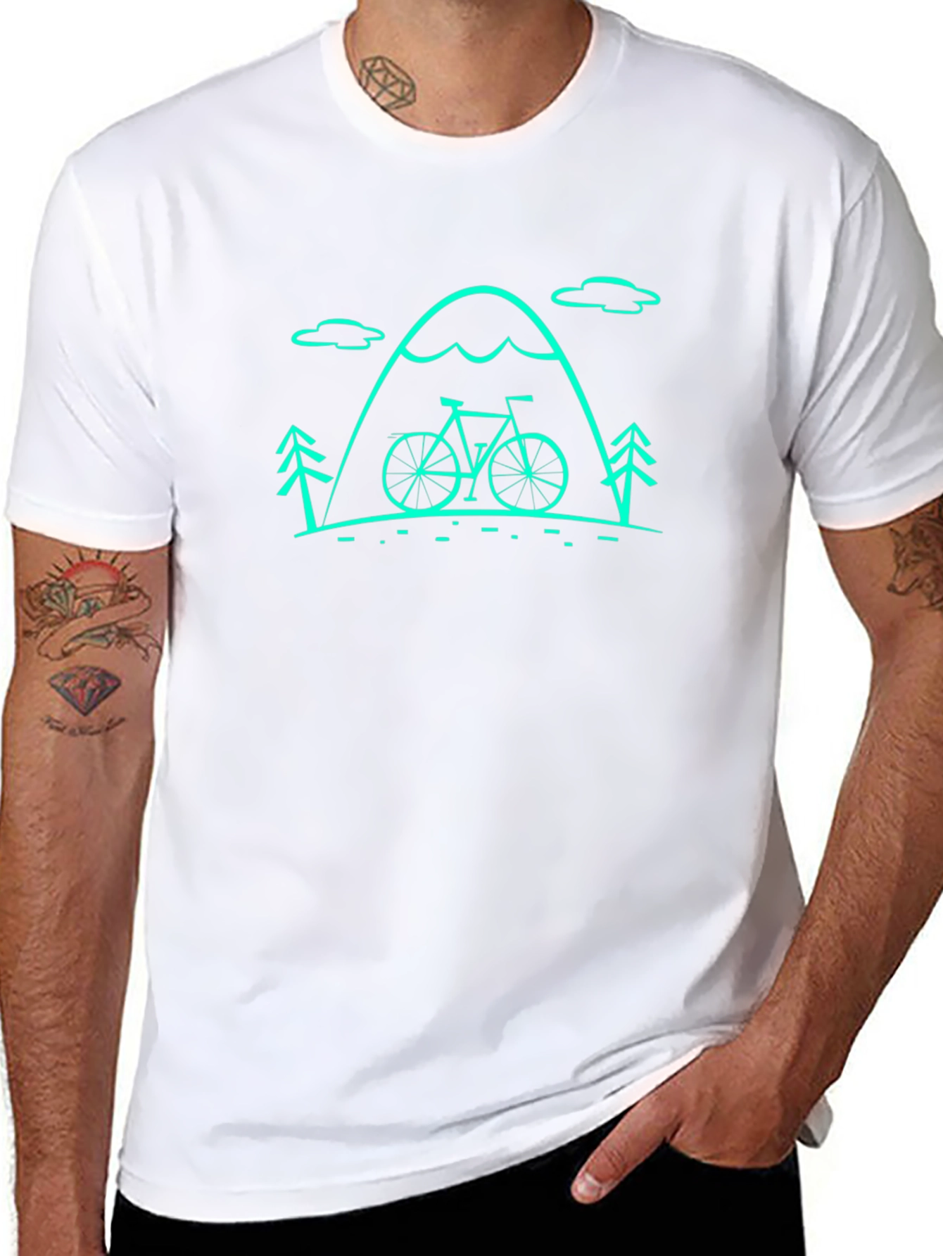 Mountain Bike Graphic T-Shirt - Adventure Ready