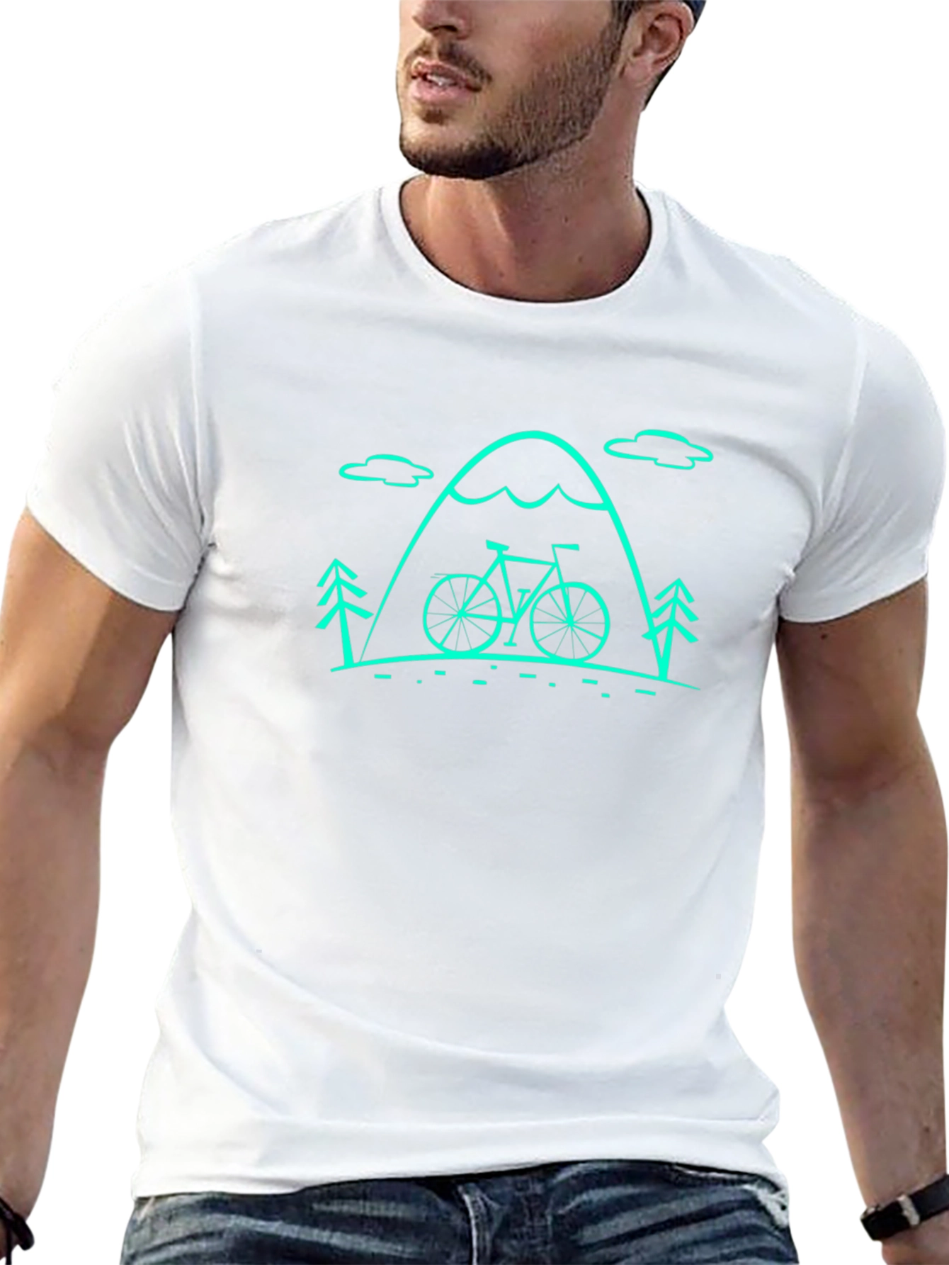 Mountain Bike Graphic T-Shirt - Adventure Ready