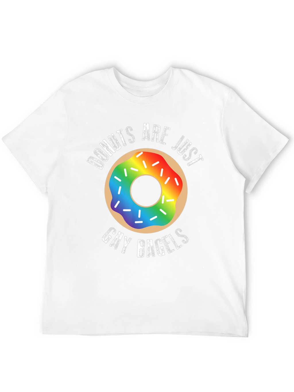 Donuts Are Just Gay Bagels Funny LGBTQ T-Shirt