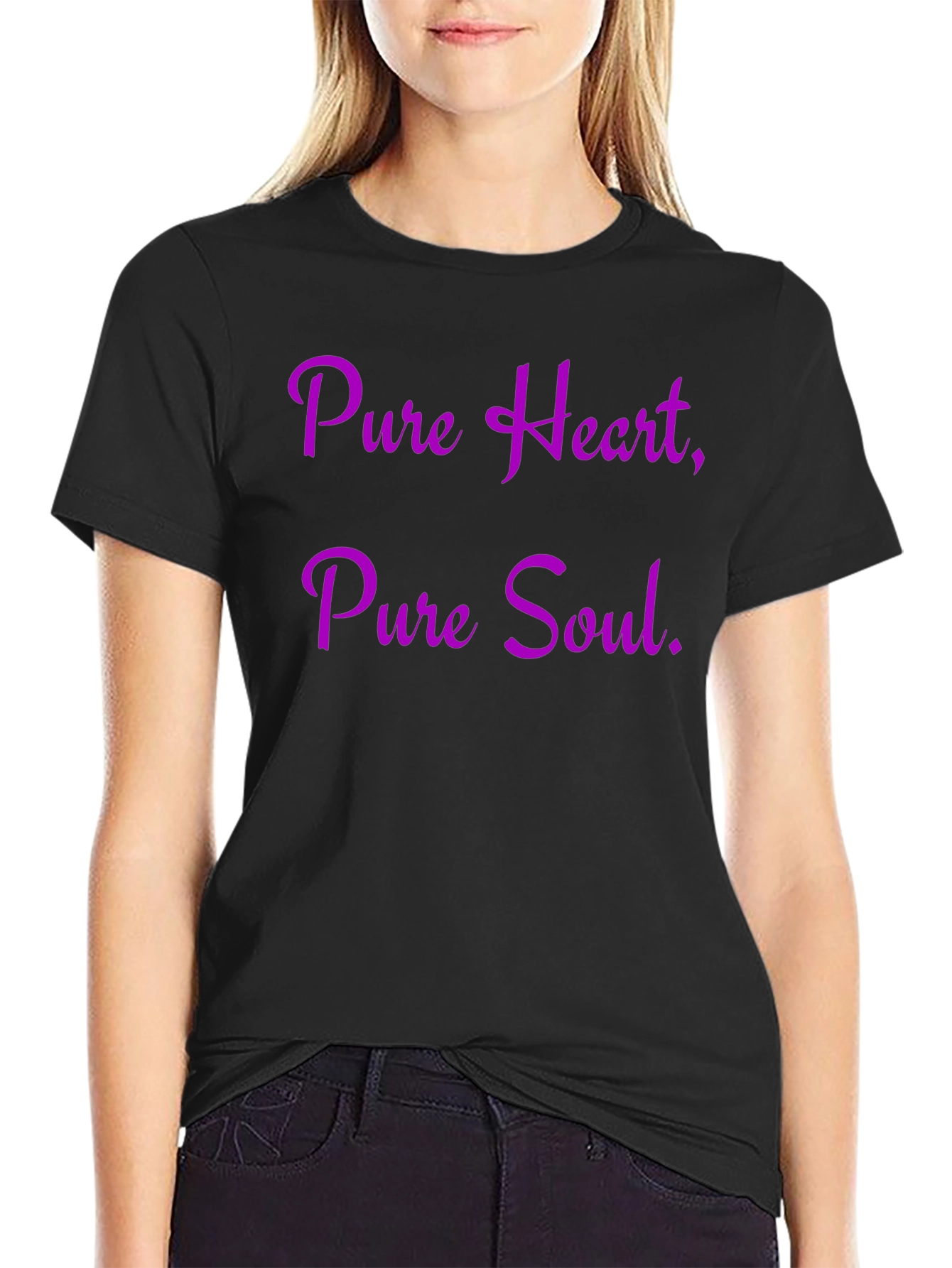 Pure Heart Pure Soul Black T-Shirt