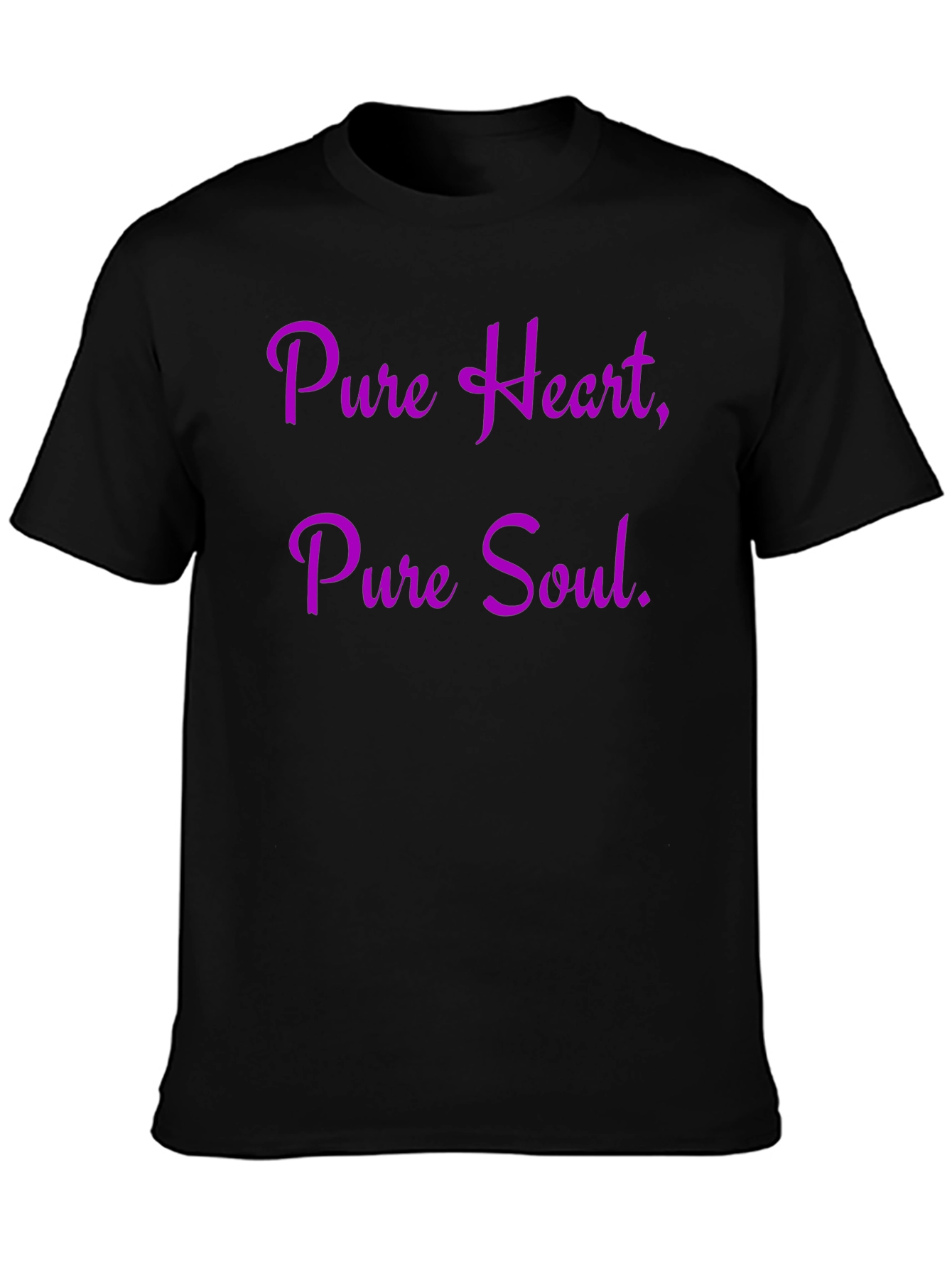 Pure Heart Pure Soul Black T-Shirt