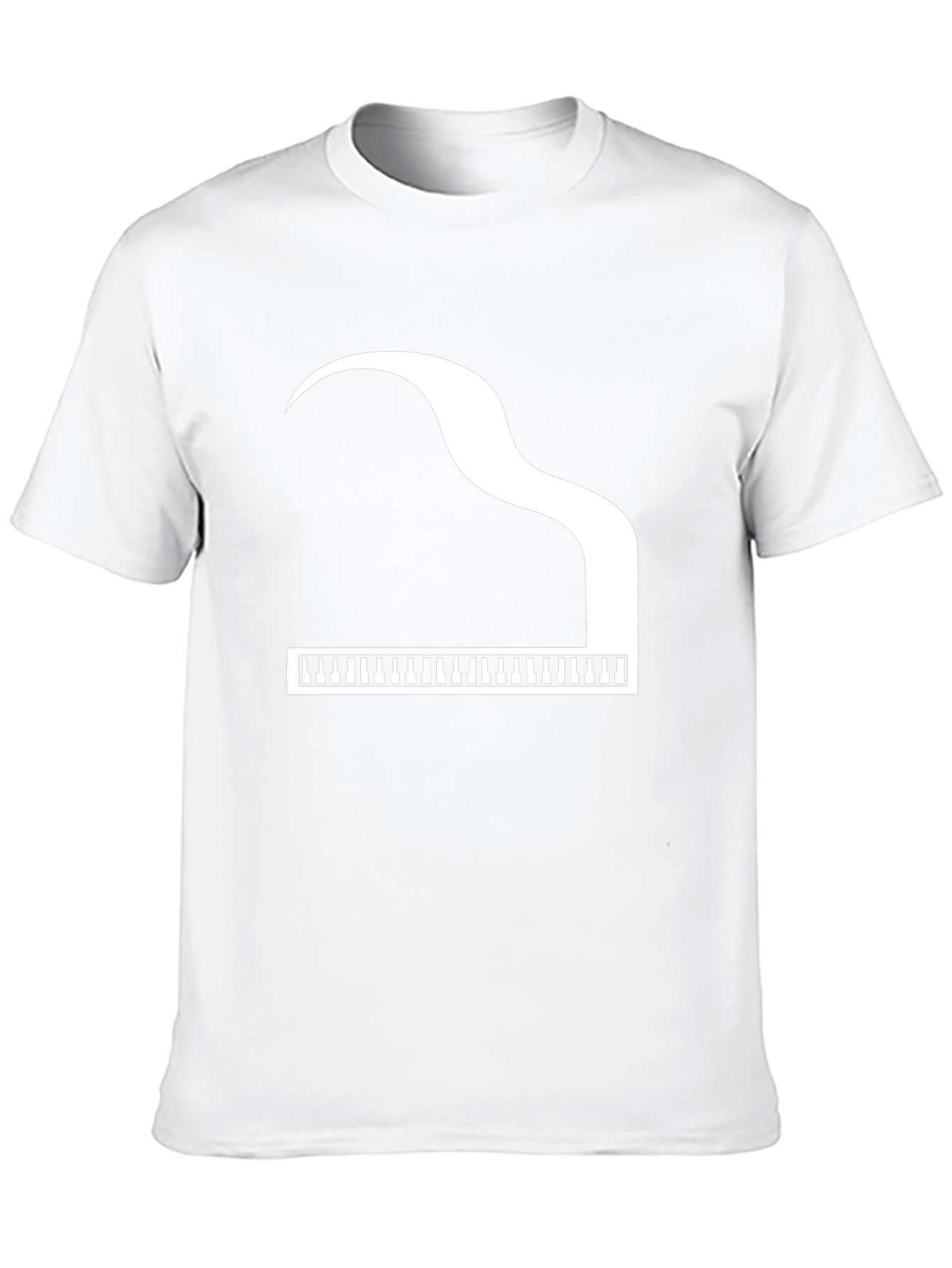 Piano Graphic Black T-Shirt