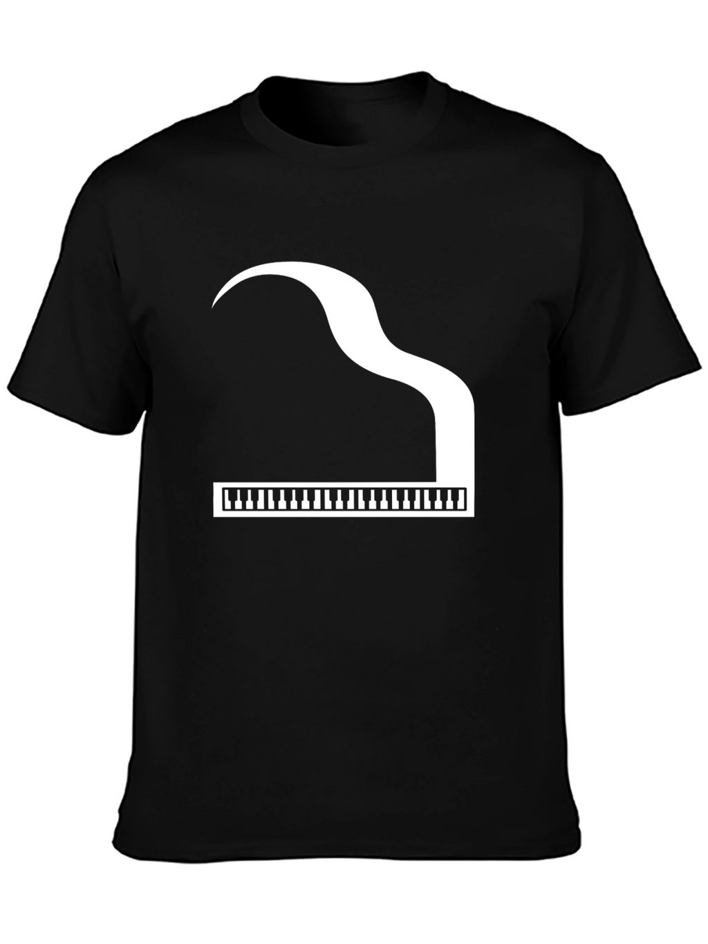 Piano Graphic Black T-Shirt