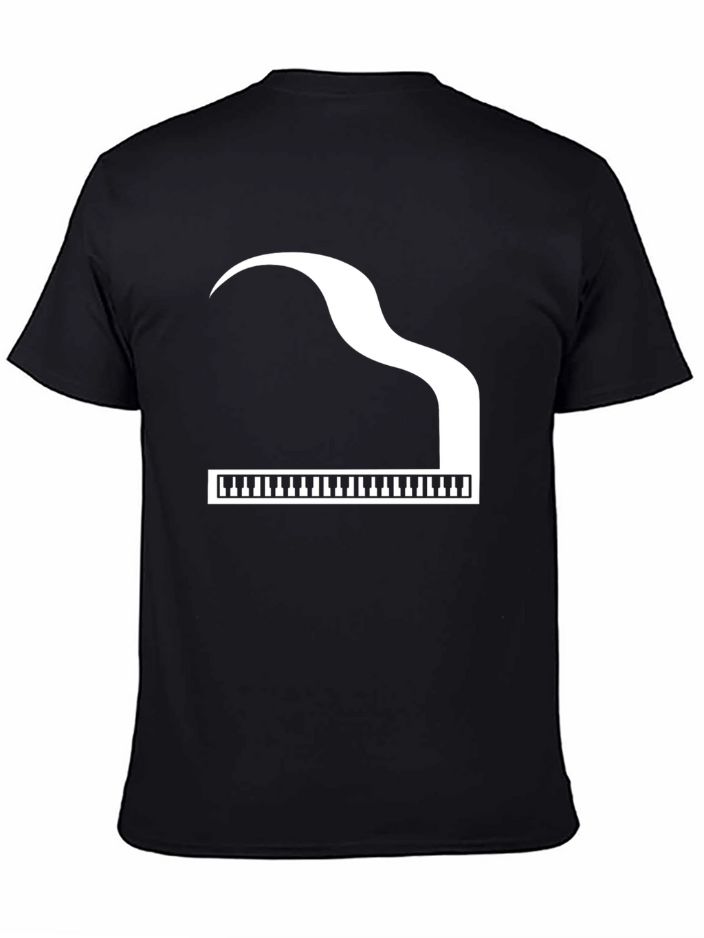 Piano Graphic Black T-Shirt