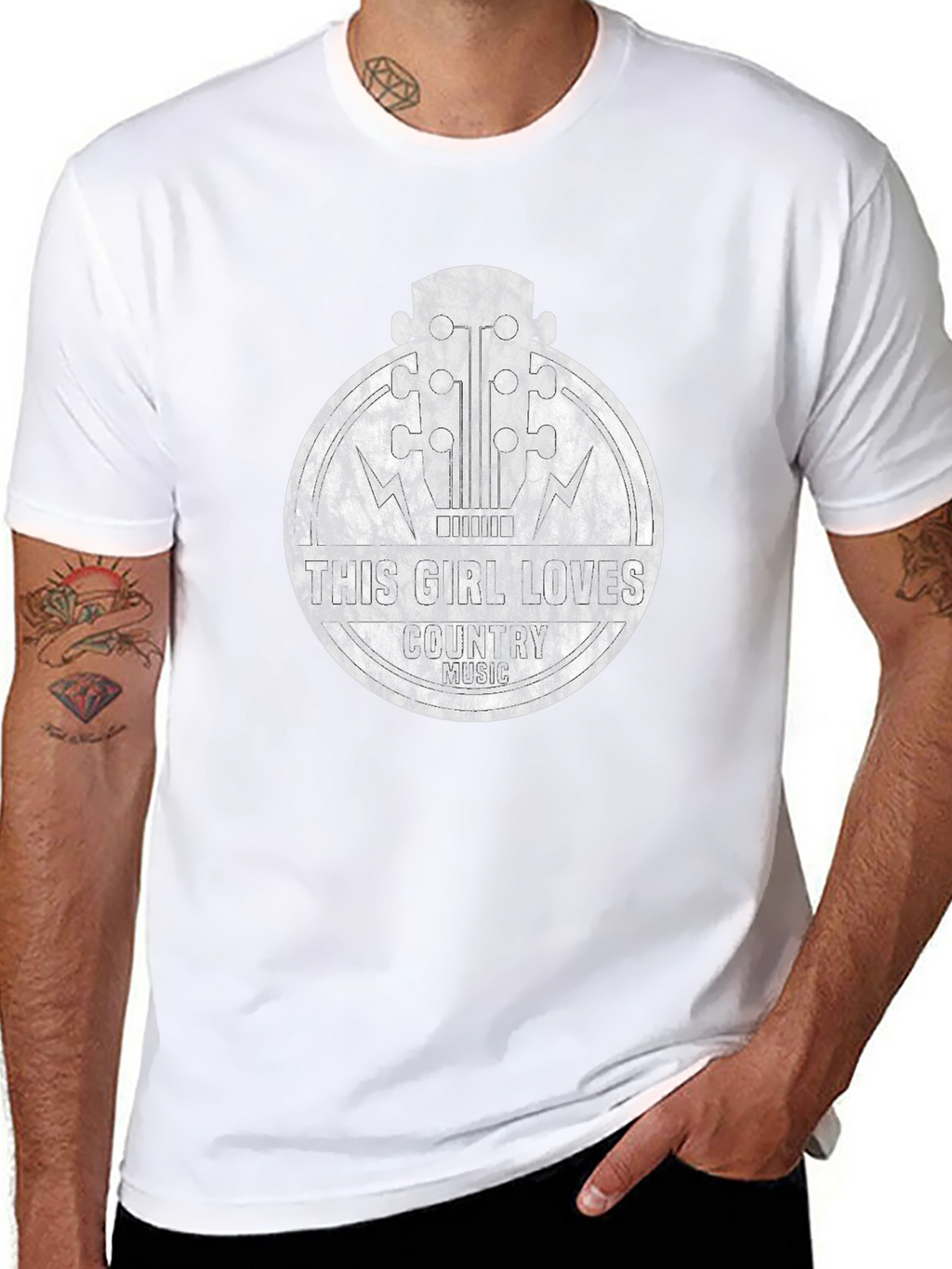 This Girl Loves Country Music T-Shirt