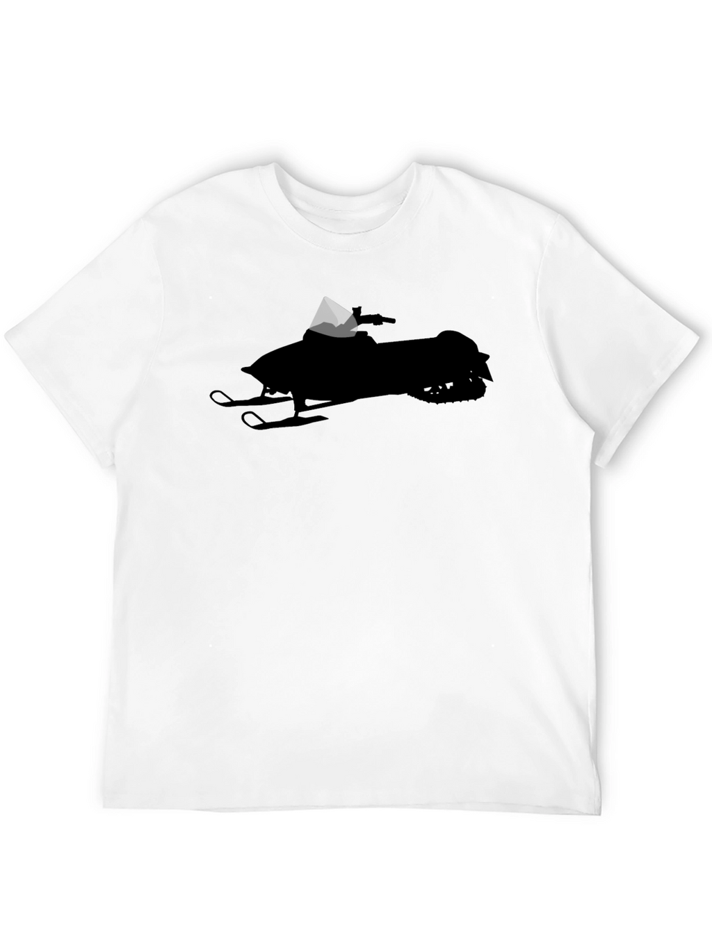 Snowmobile Silhouette T-Shirt - Ride in Style!