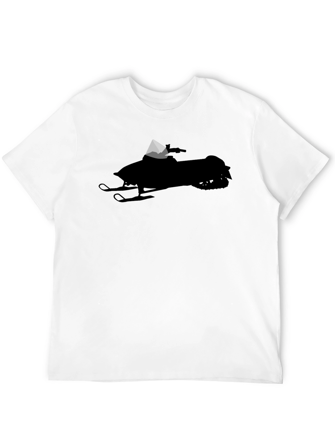 Snowmobile Silhouette T-Shirt - Ride in Style!