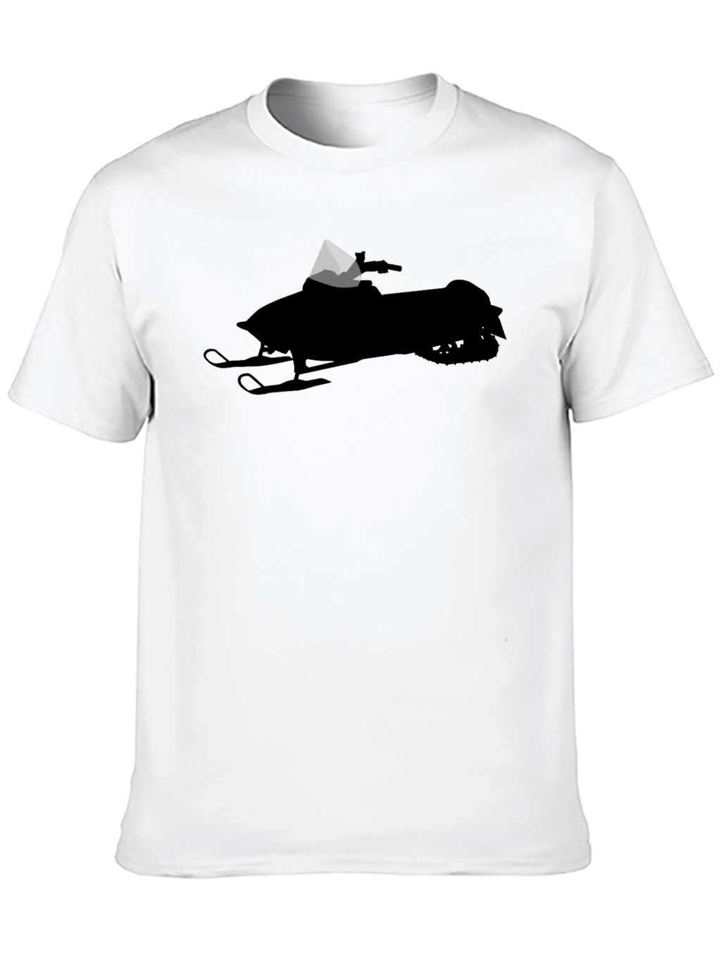 Snowmobile Silhouette T-Shirt - Ride in Style!