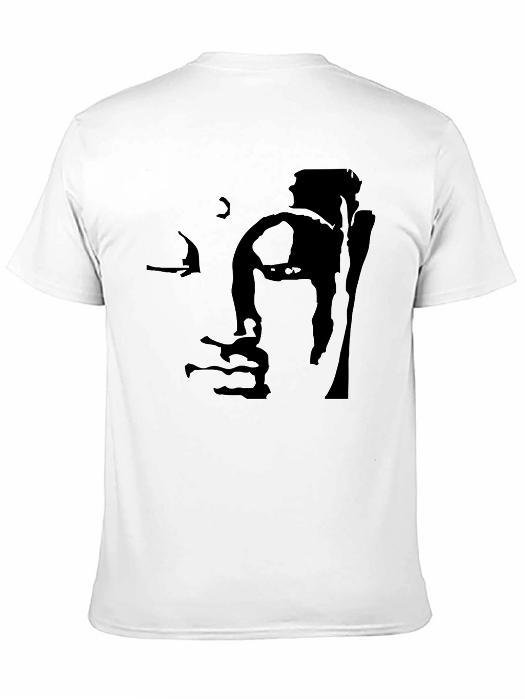 Buddha Face Black Graphic Tee