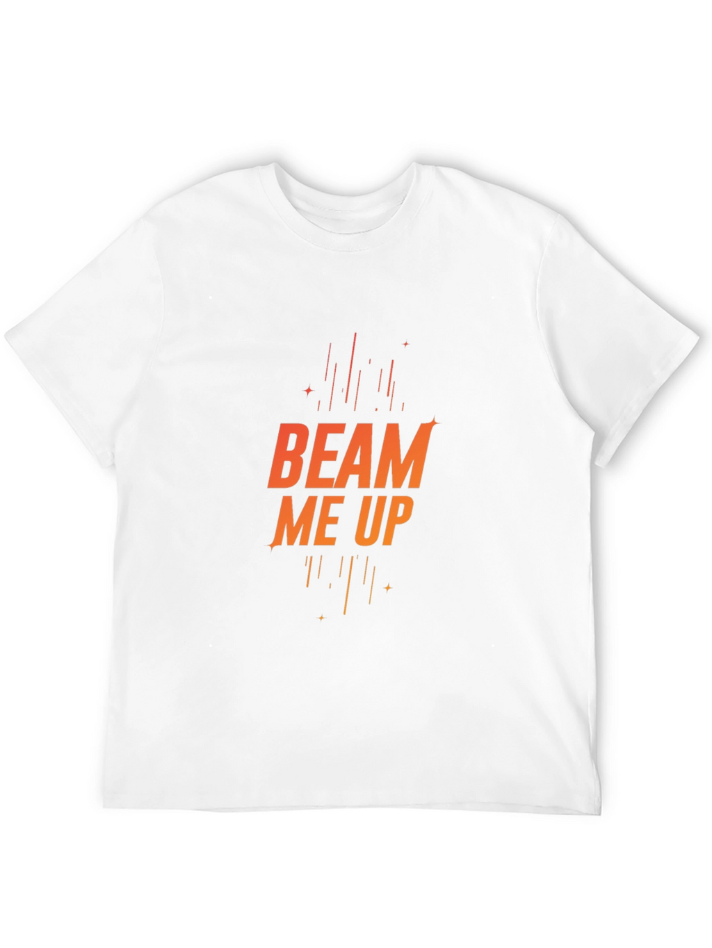 Beam Me Up Black Graphic Tee