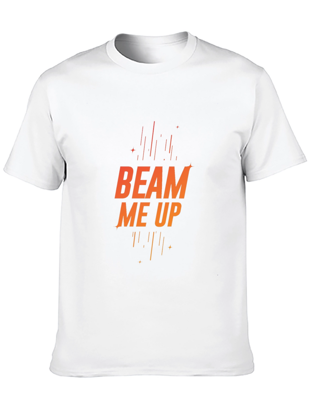 Beam Me Up Black Graphic Tee