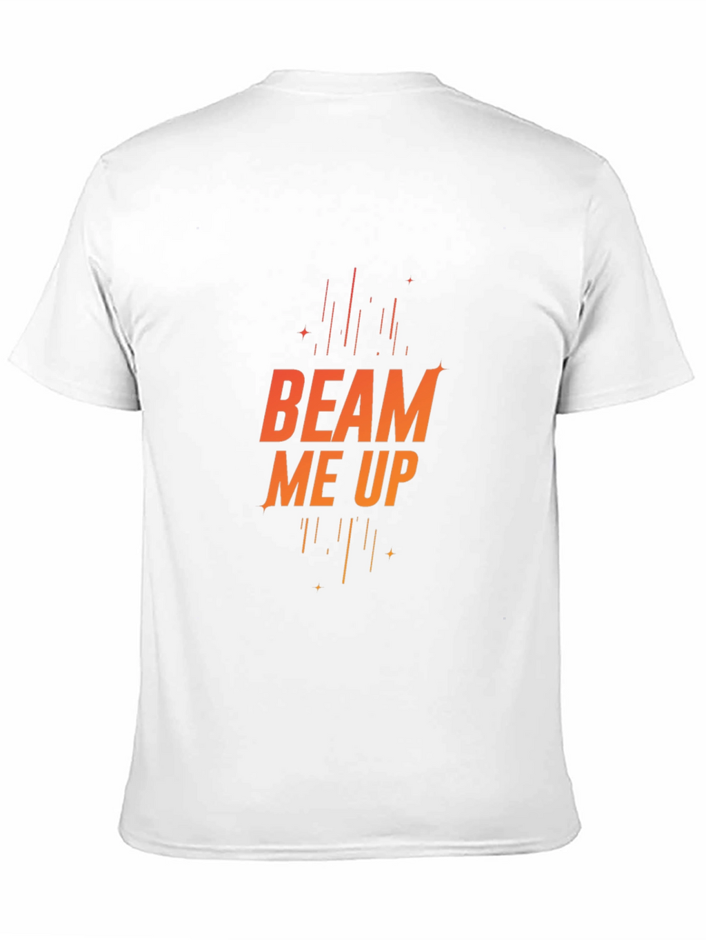 Beam Me Up Black Graphic Tee