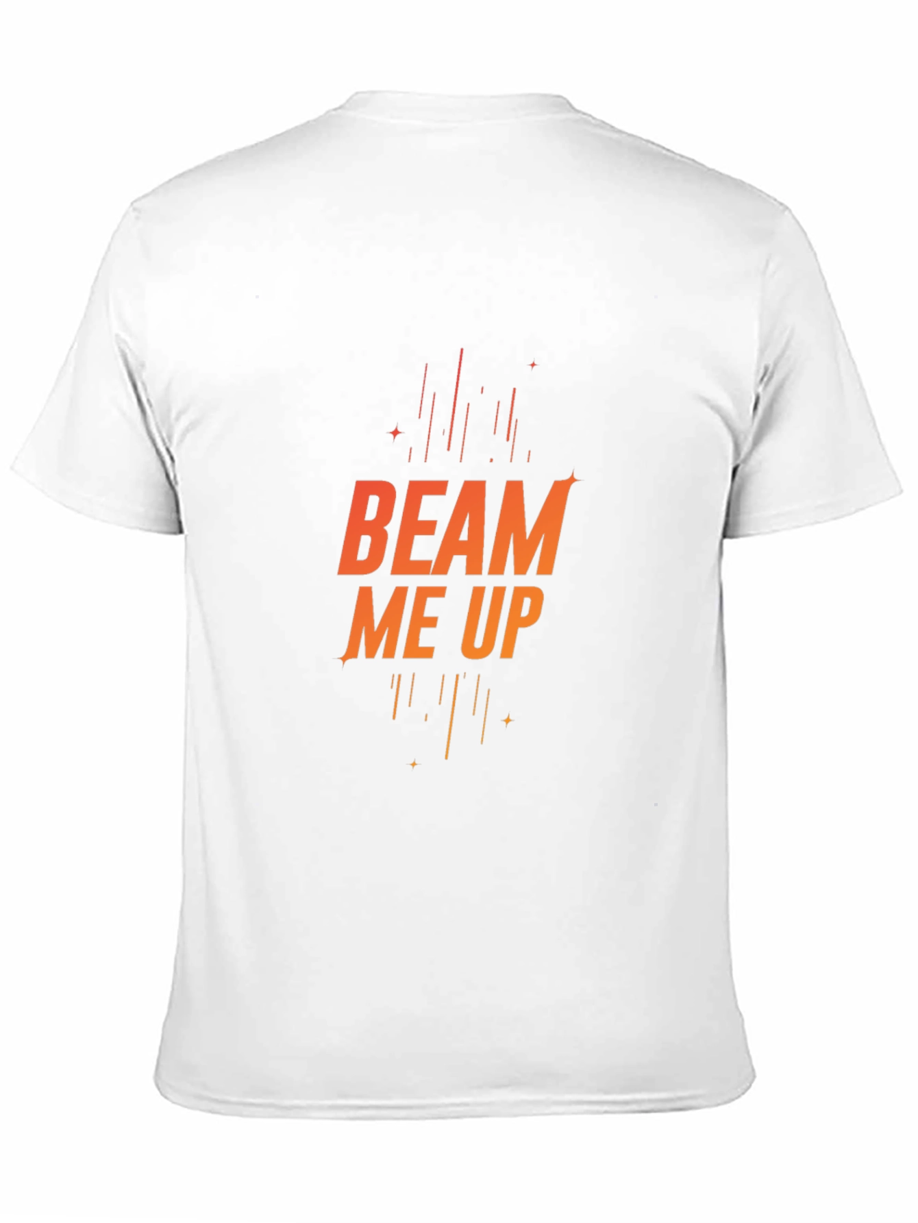Beam Me Up Black Graphic Tee