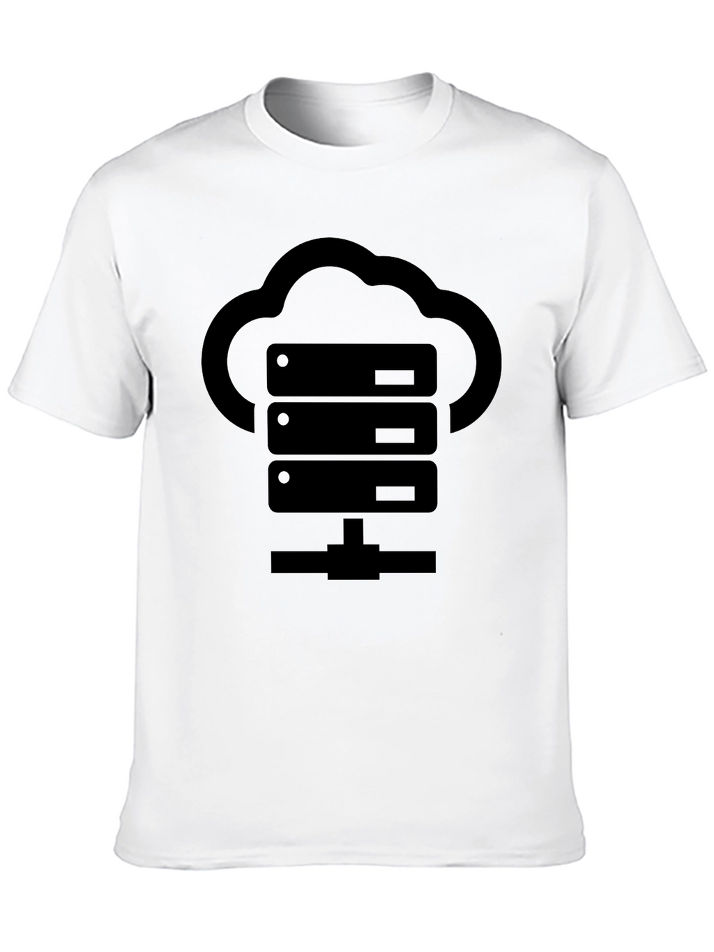 Cloud Server Black Graphic T-Shirt