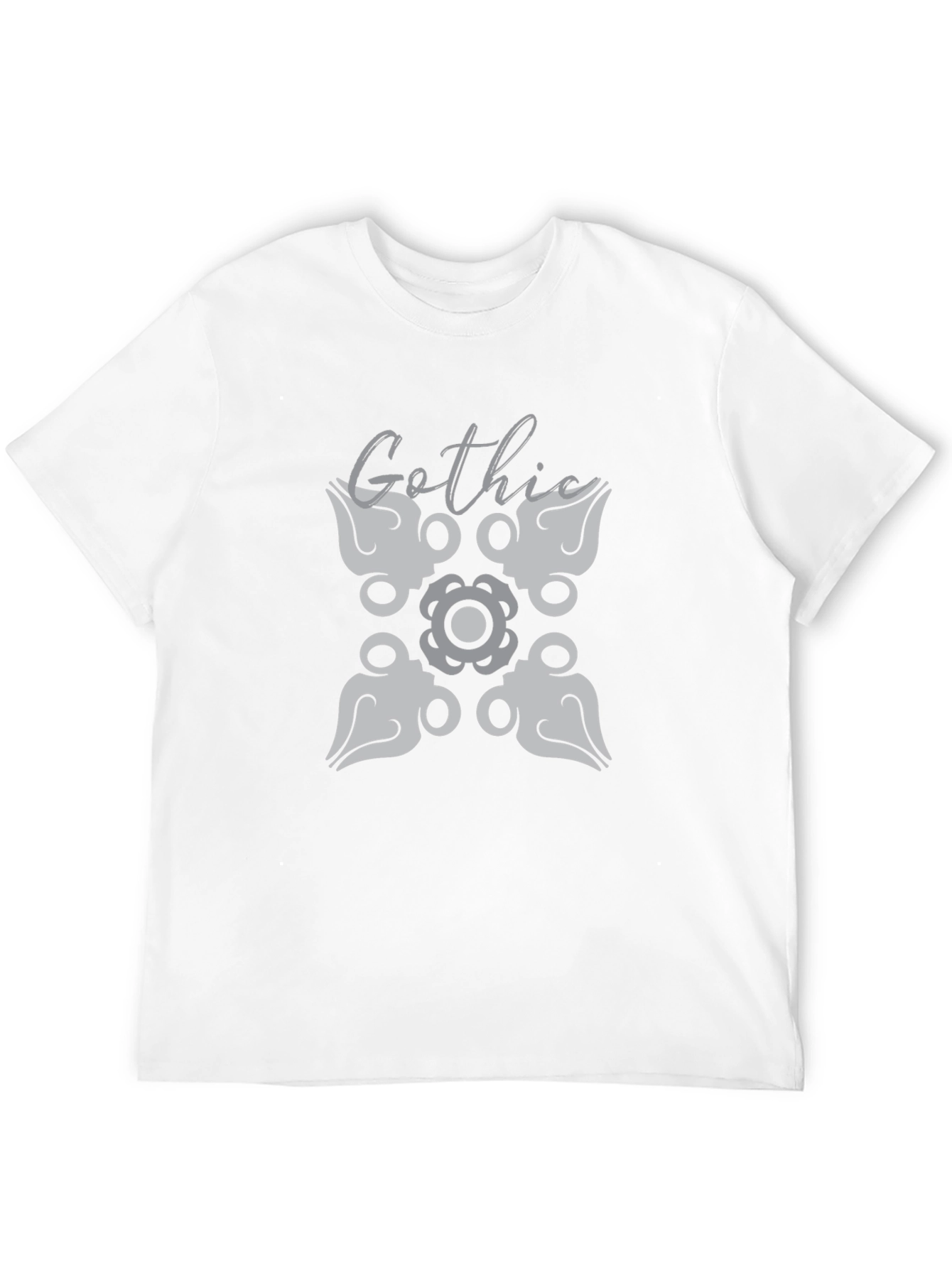 Gothic Design Black T-Shirt