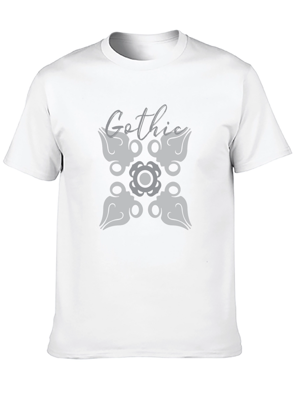 Gothic Design Black T-Shirt