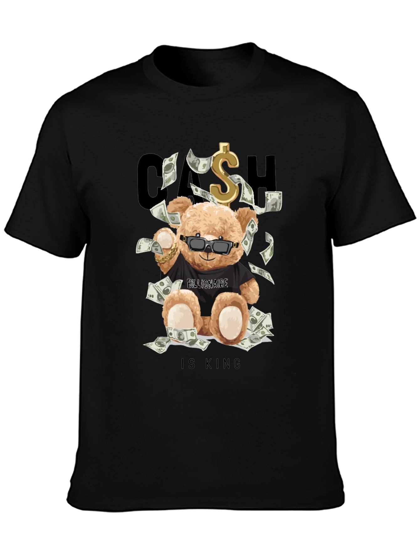 Cash Is King Bear T-Shirt