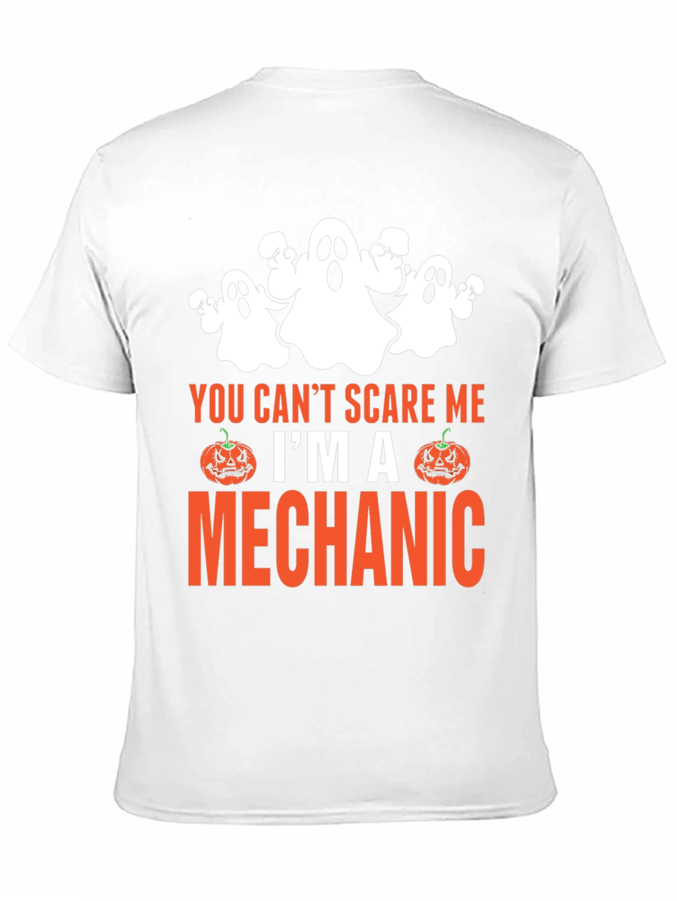 Mechanic Halloween Ghost T-Shirt