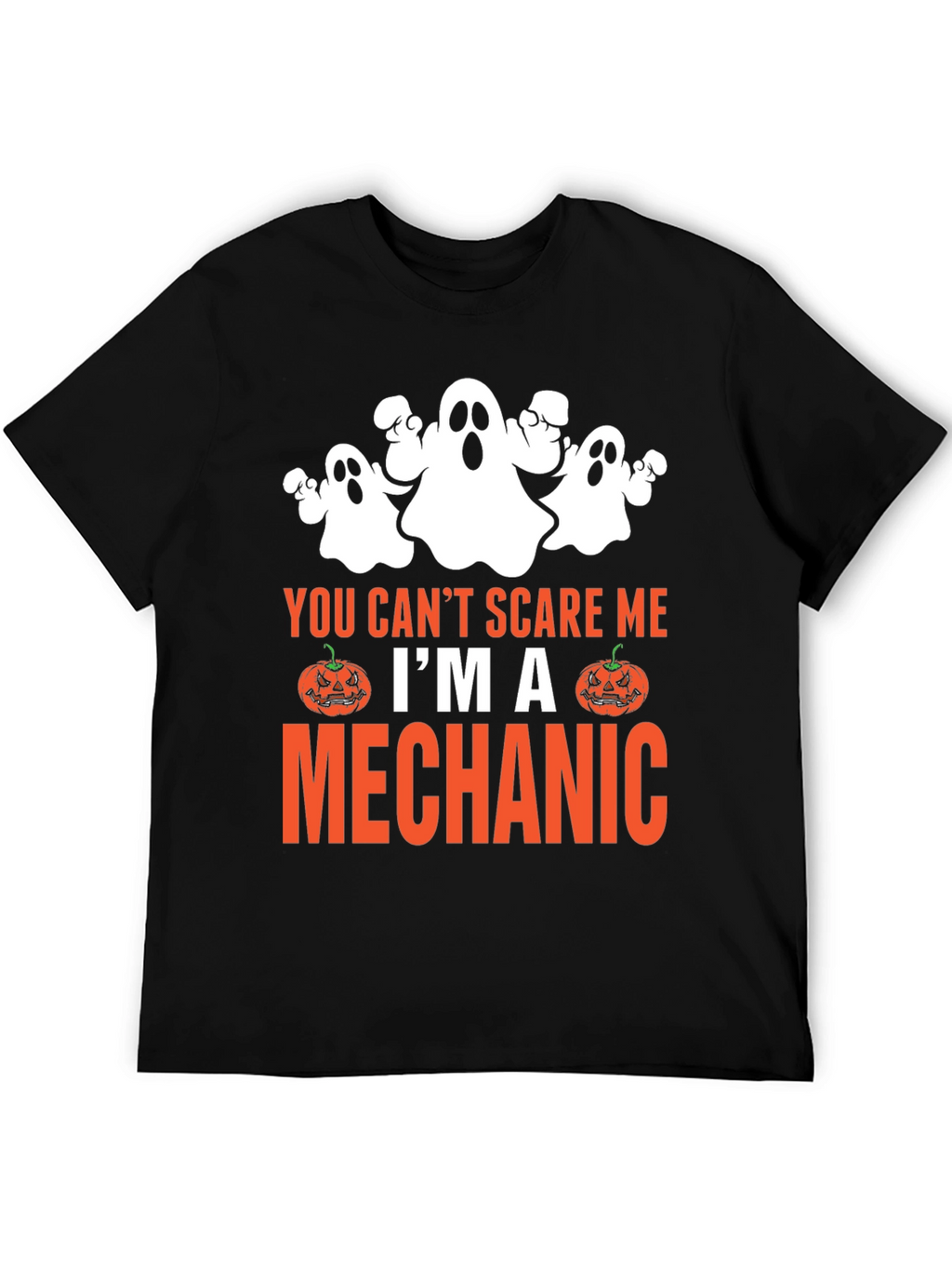 Mechanic Halloween Ghost T-Shirt