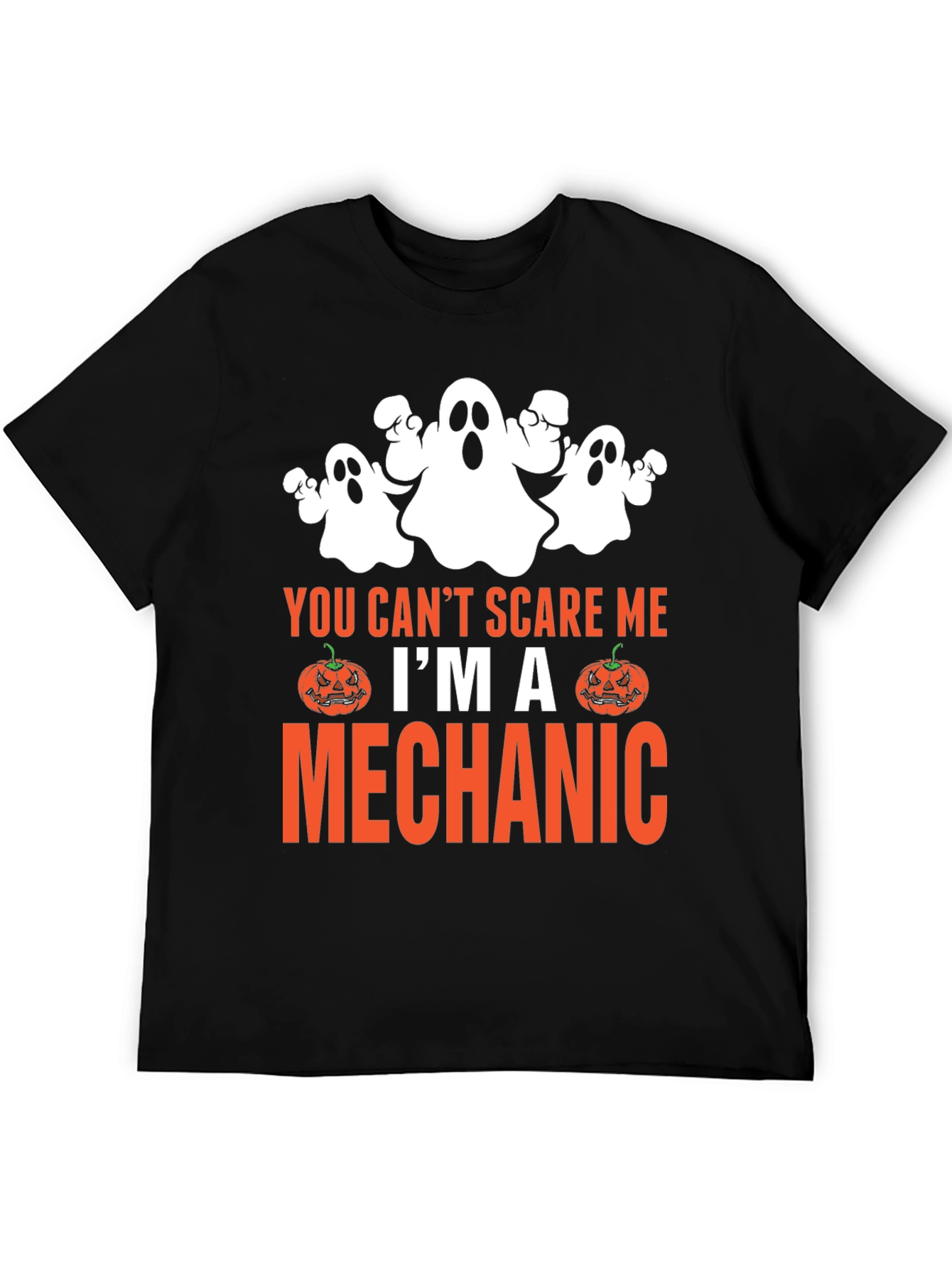 Mechanic Halloween Ghost T-Shirt