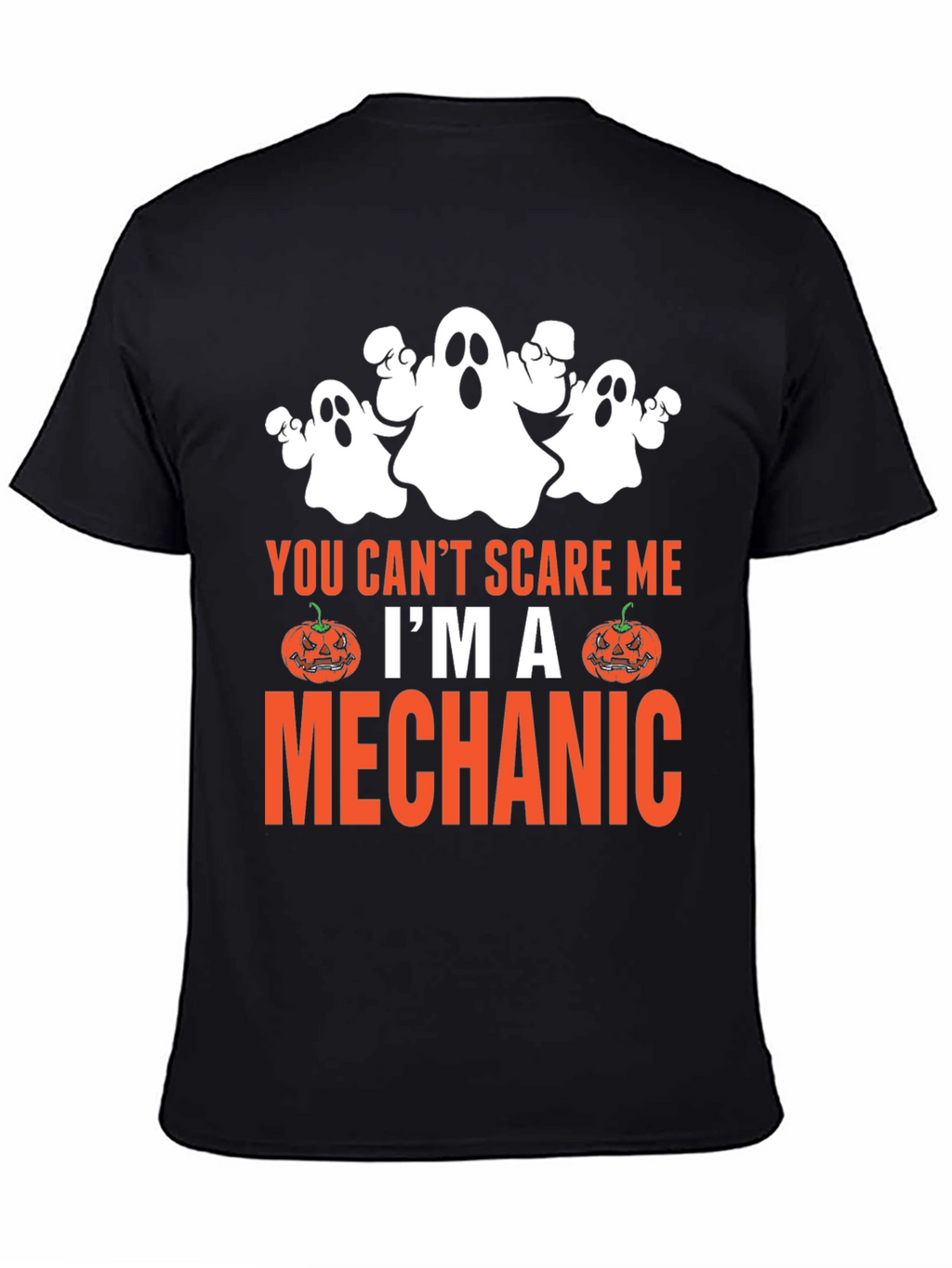 Mechanic Halloween Ghost T-Shirt