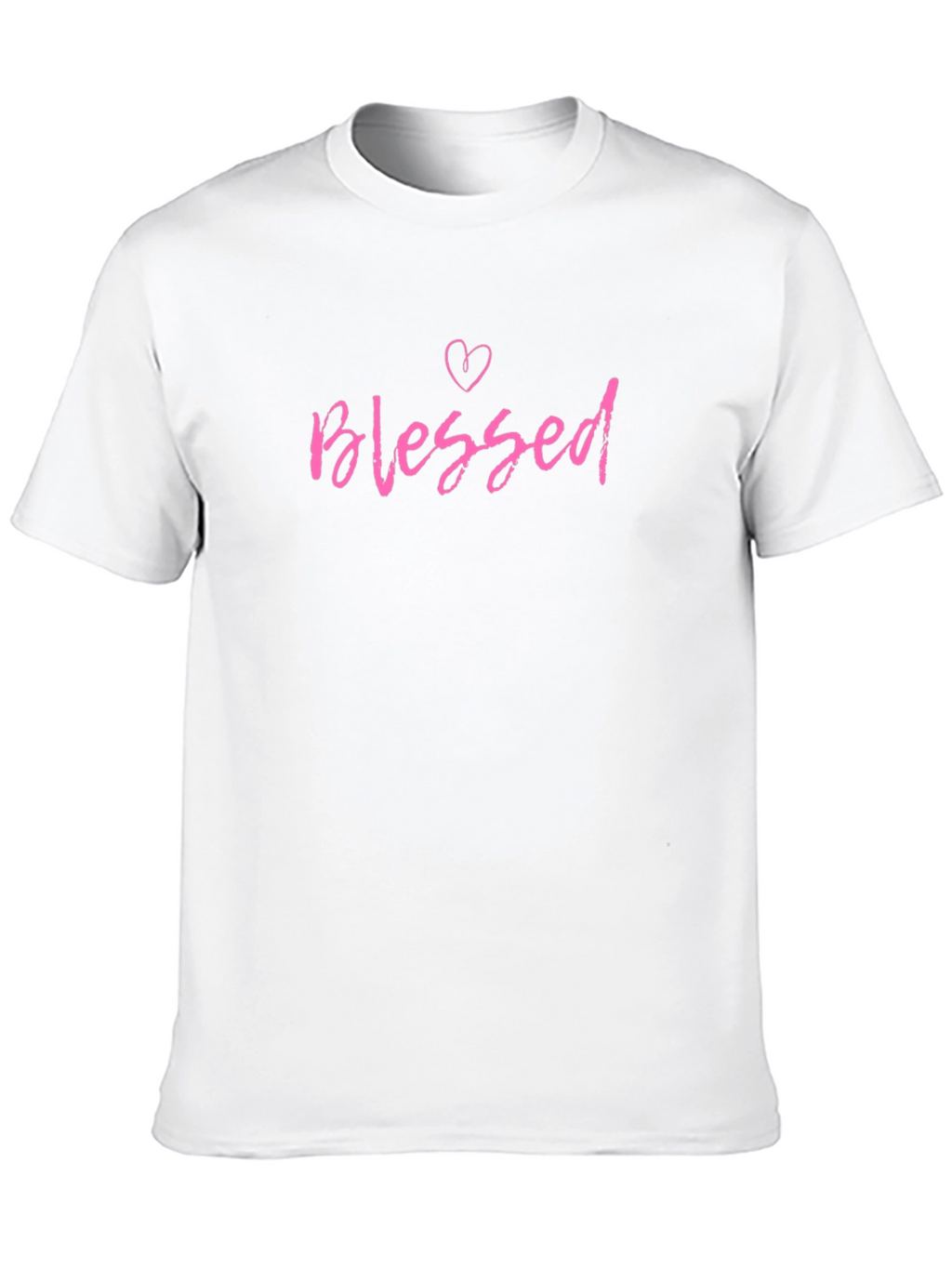 Blessed Graphic Tee - Soft Cotton Crew Neck Shirt