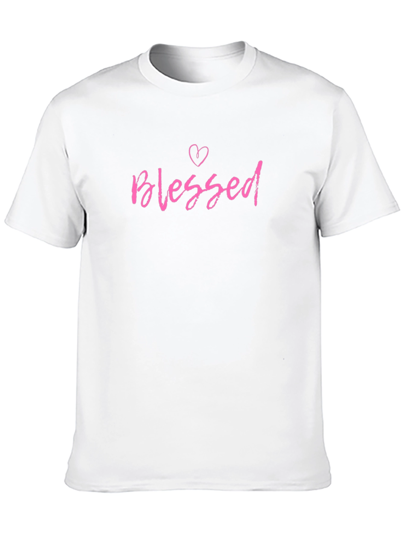 Blessed Graphic Tee - Soft Cotton Crew Neck Shirt