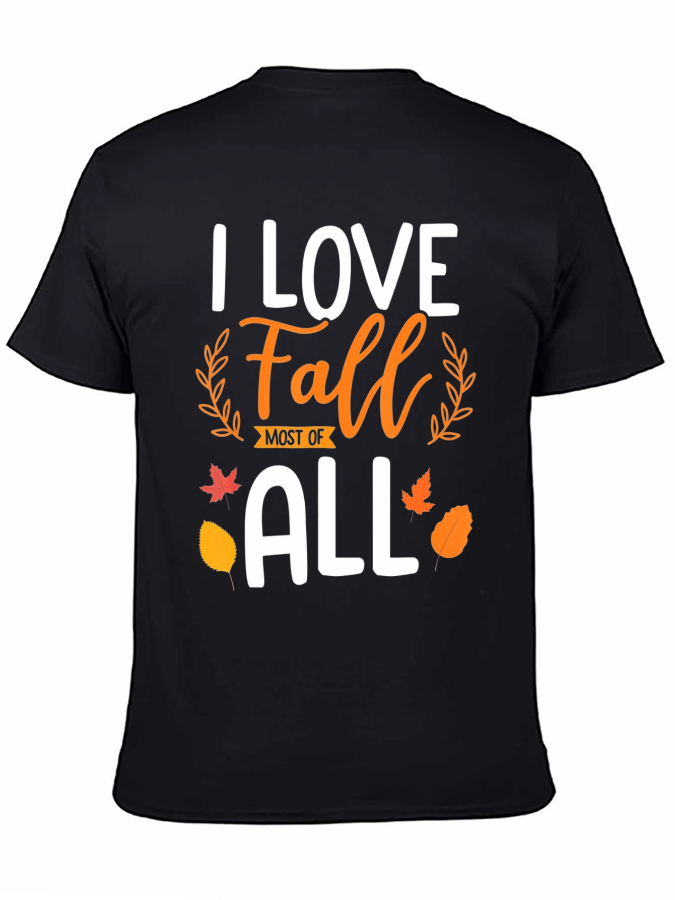 I Love Fall Most of All T-Shirt