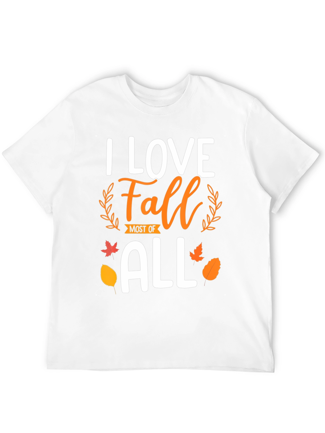 I Love Fall Most of All T-Shirt