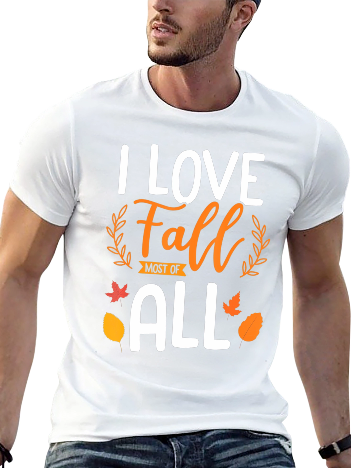 I Love Fall Most of All T-Shirt