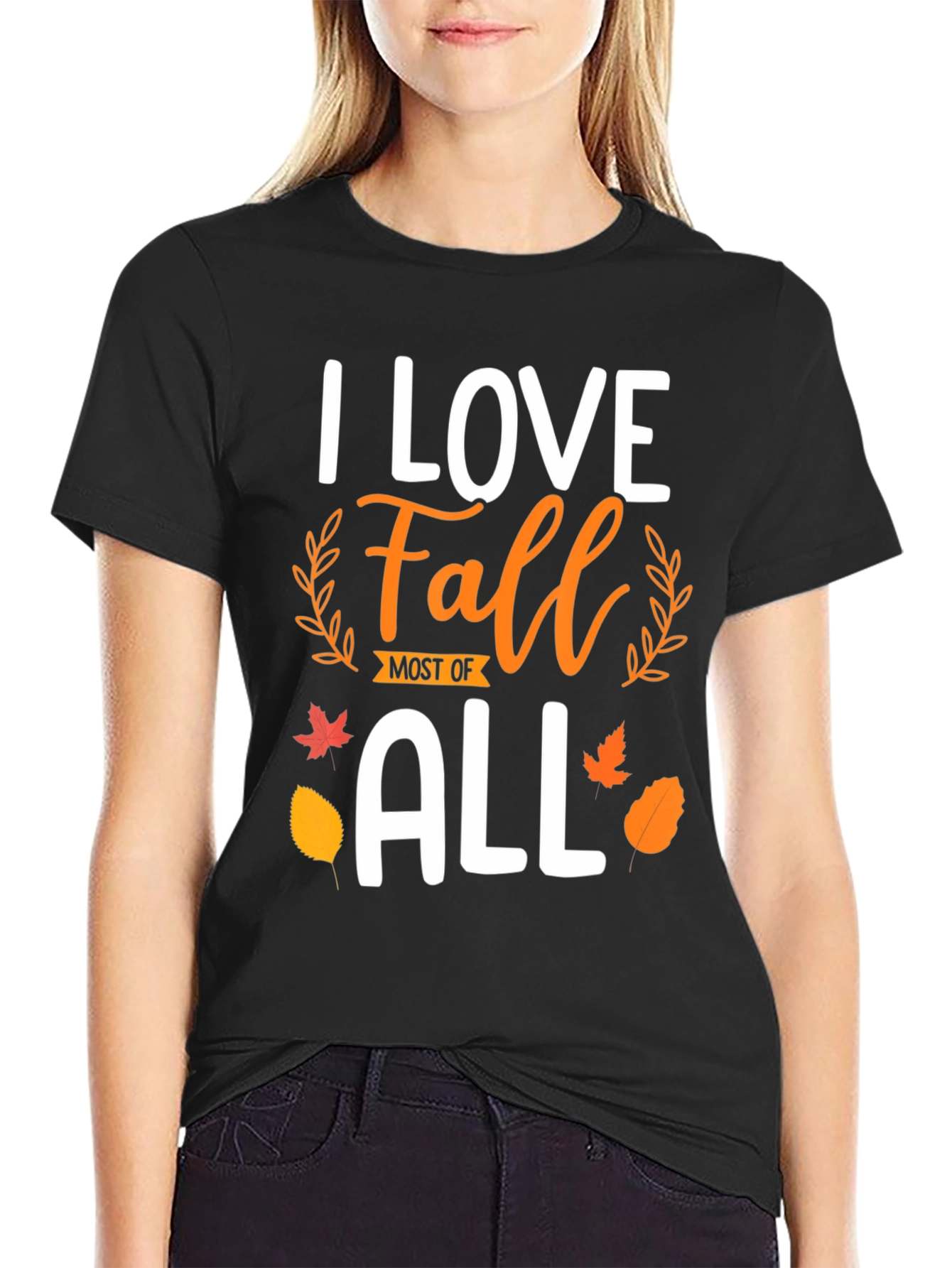 I Love Fall Most of All T-Shirt
