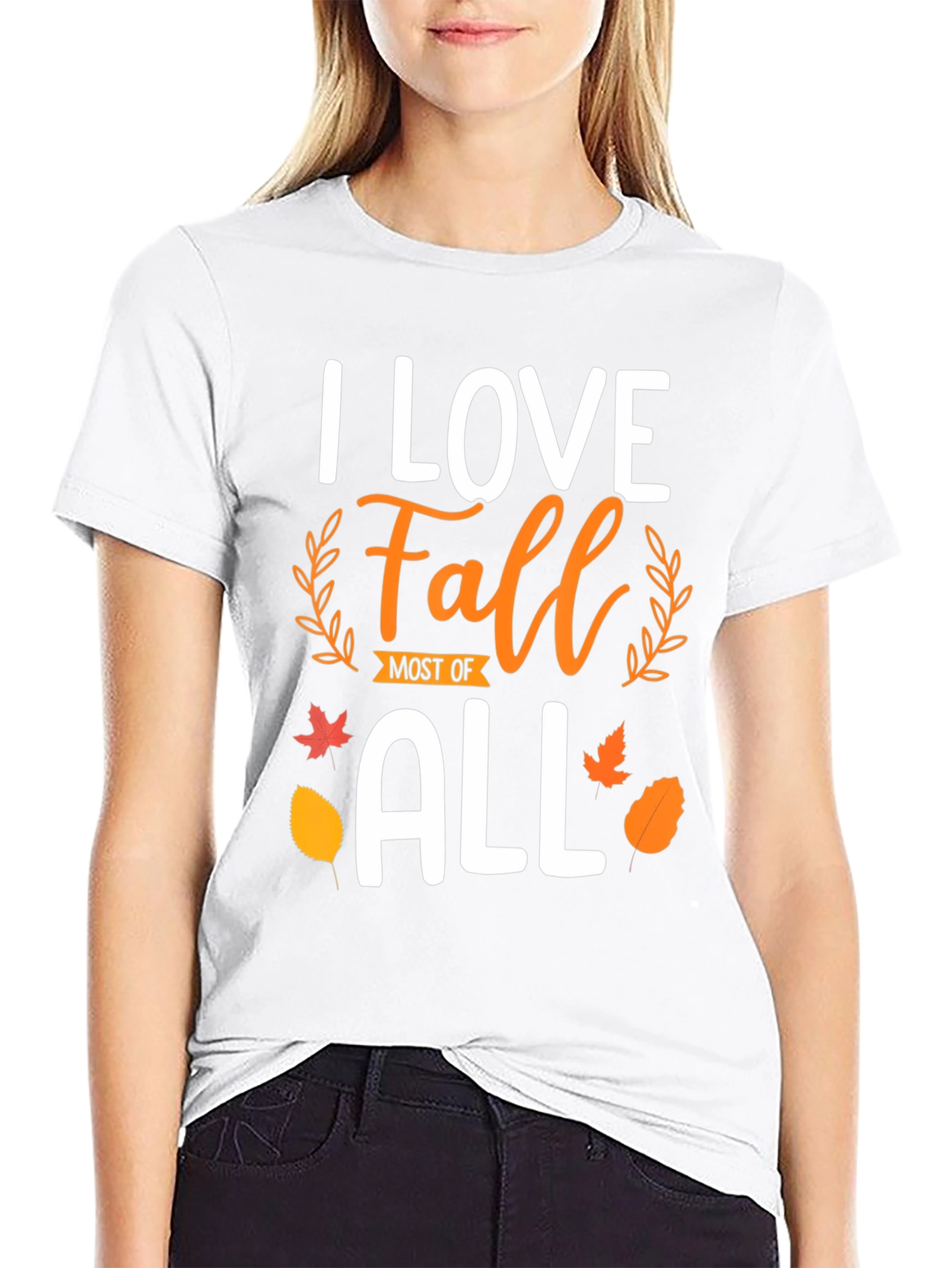 I Love Fall Most of All T-Shirt